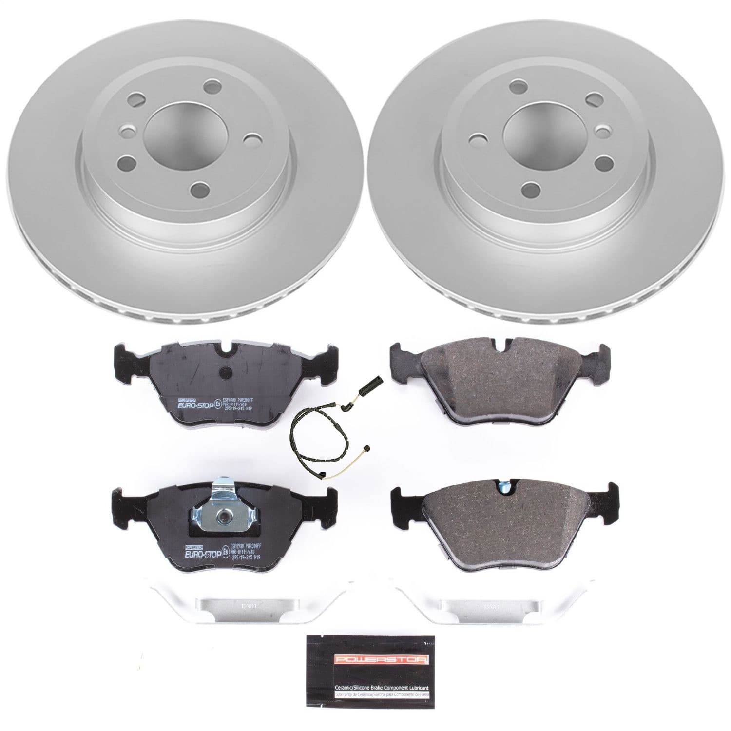 Power Stop - ESK5298 - Front - Disc Brake Pad and Rotor Kit image 1
