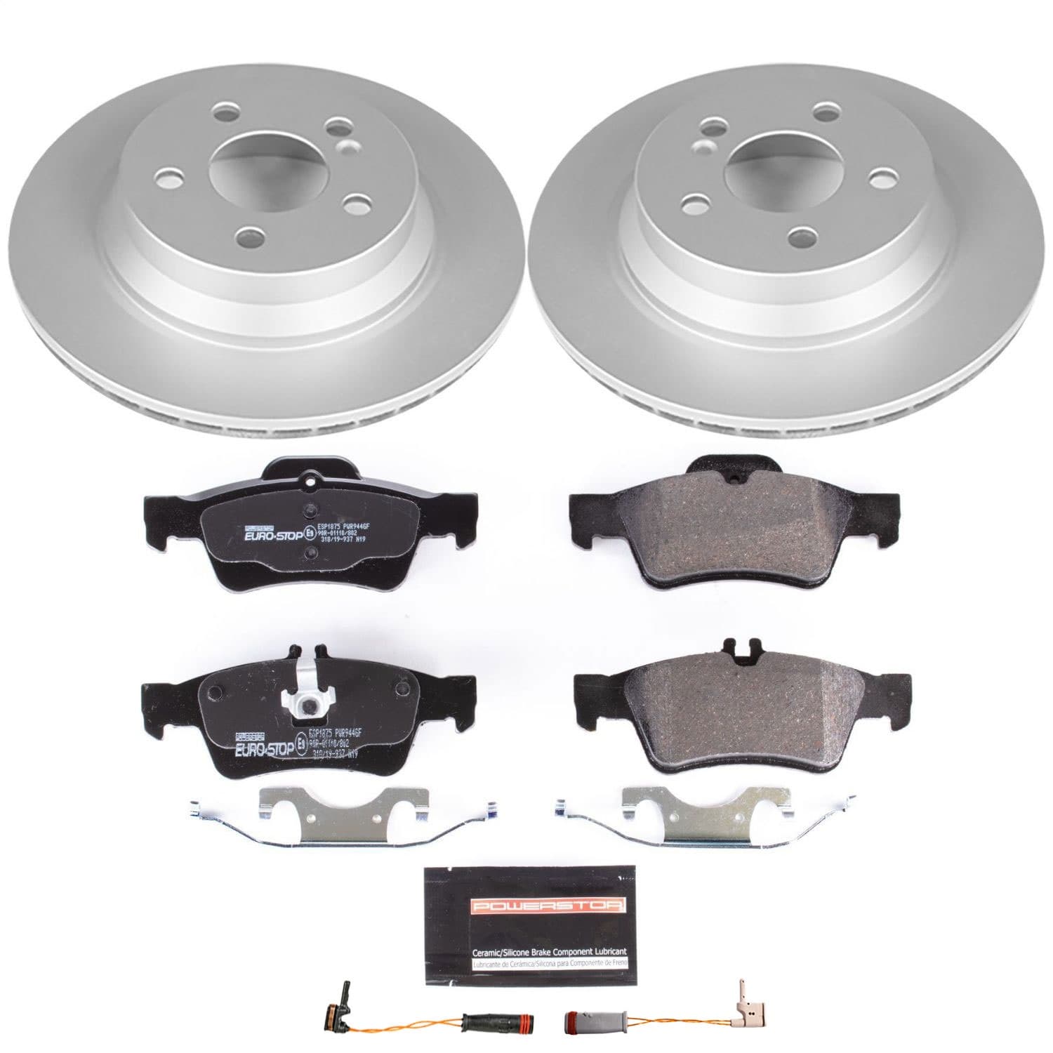 Power Stop - ESK5322 - Rear - Disc Brake Pad and Rotor Kit image 1