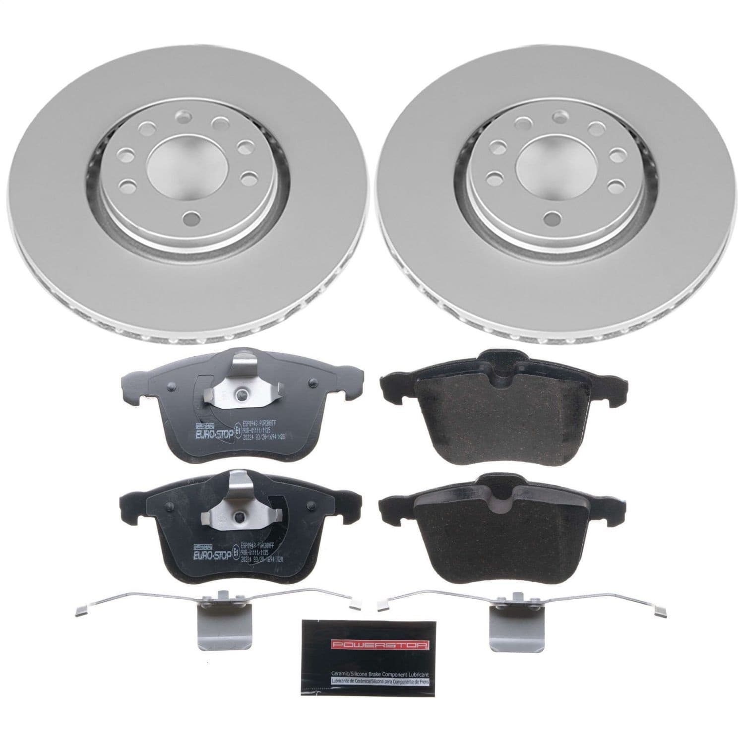 Power Stop - ESK5349 - Front - Disc Brake Pad and Rotor Kit image 1
