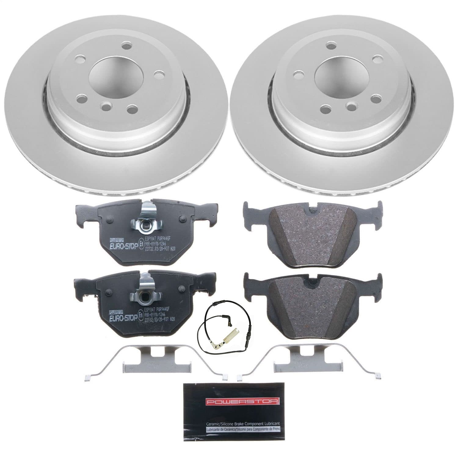 Power Stop - ESK5361 - Rear - Disc Brake Pad and Rotor Kit image 1