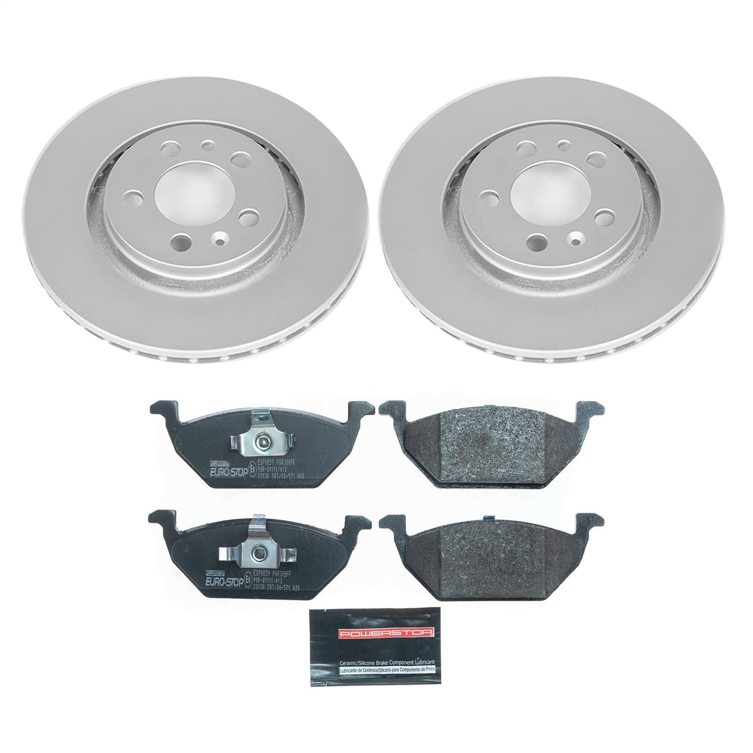 Power Stop - ESK5401 - Front - Disc Brake Pad and Rotor Kit image 1