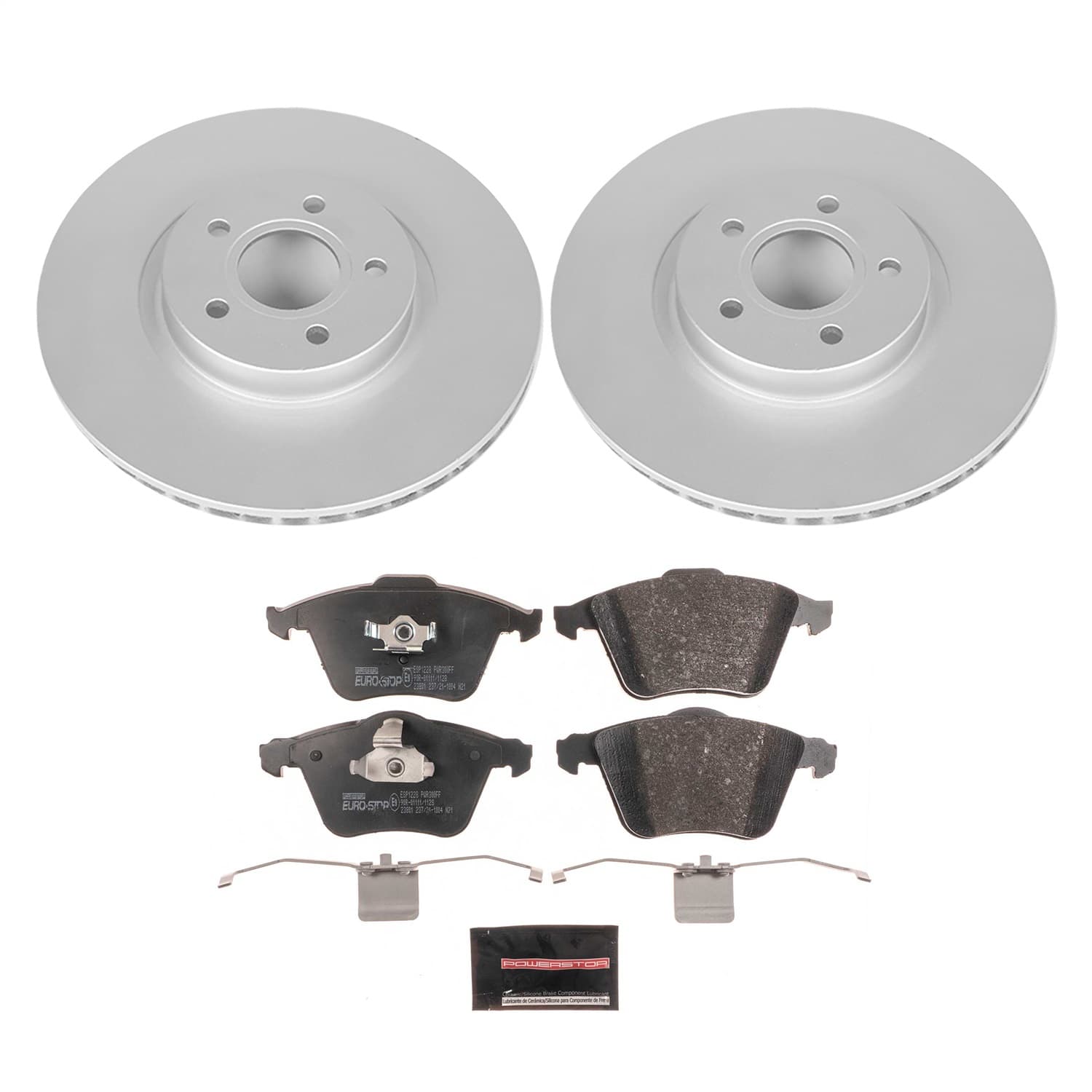 Power Stop - ESK5430 - Front - Disc Brake Pad and Rotor Kit image 1