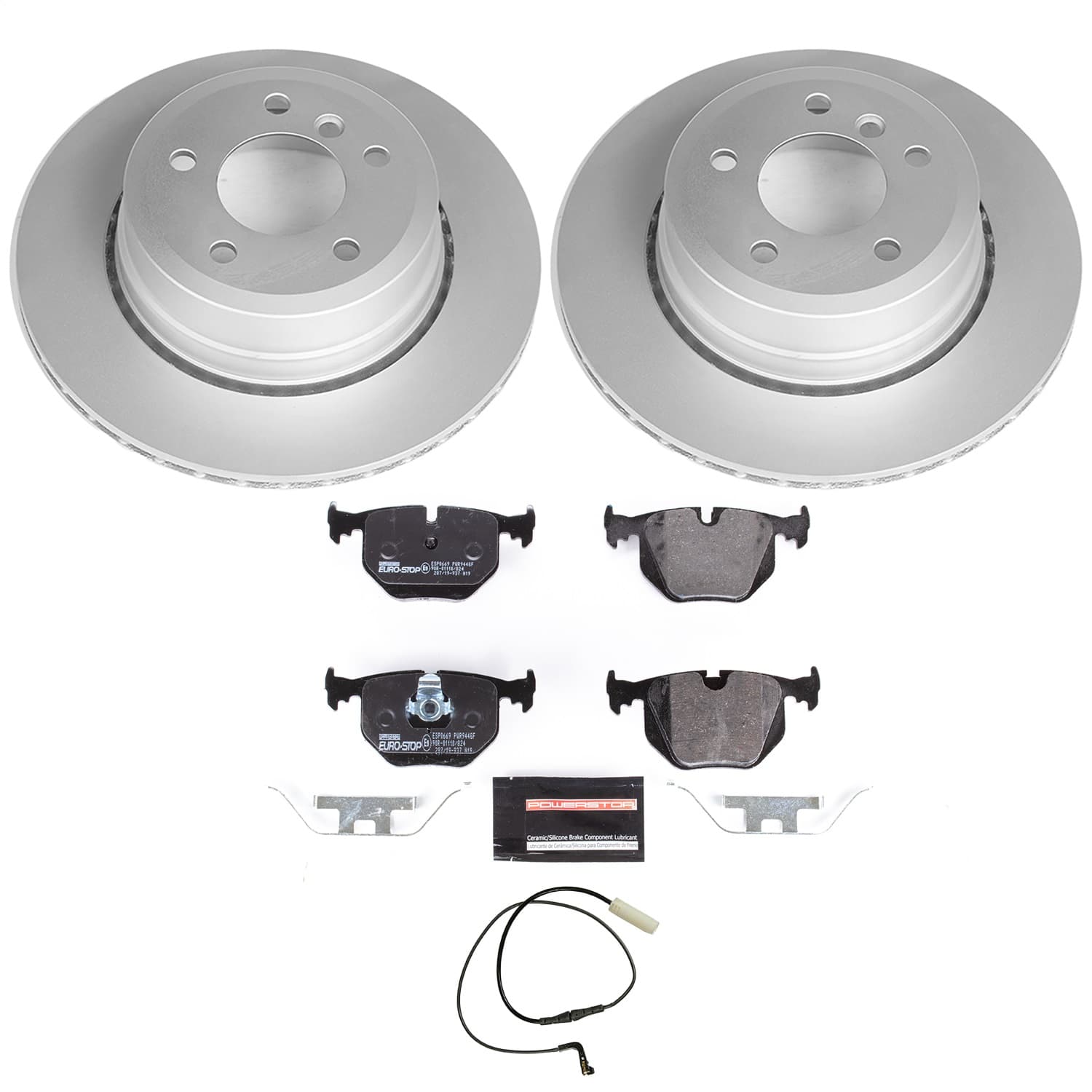 Power Stop - ESK5492 - Rear - Disc Brake Pad and Rotor Kit image 1