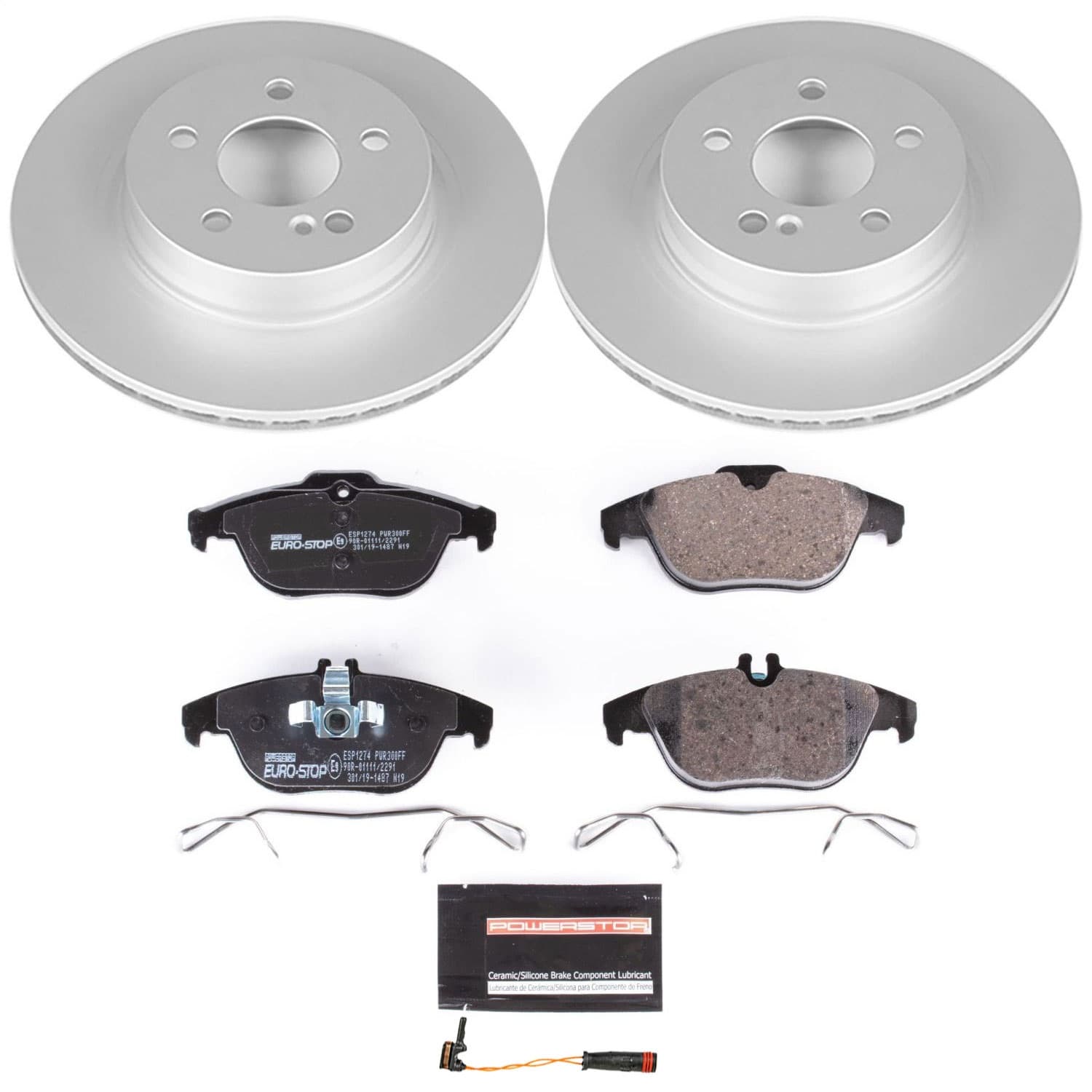 Power Stop - ESK5626 - Rear - Disc Brake Pad and Rotor Kit image 1