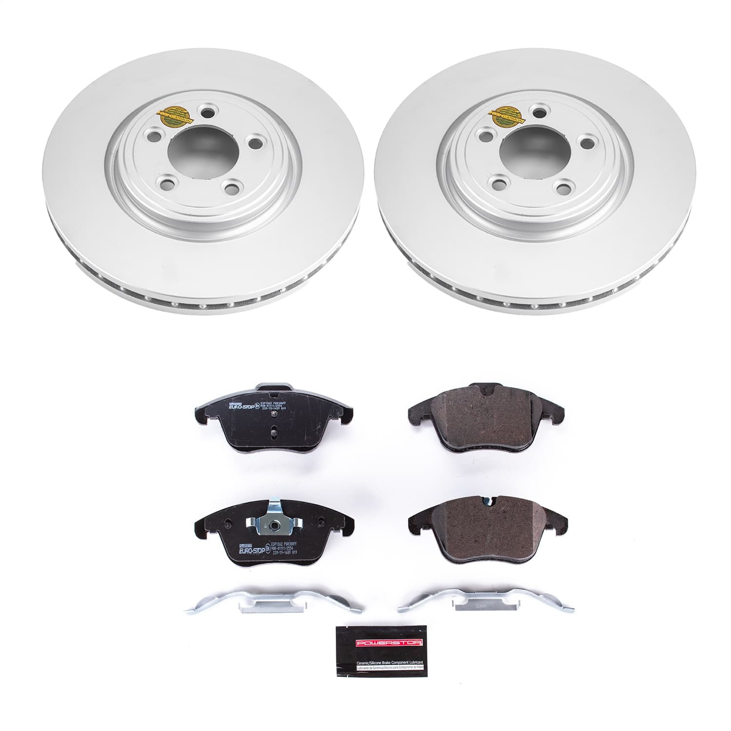Power Stop - ESK5636 - Front - Disc Brake Pad and Rotor Kit image 1