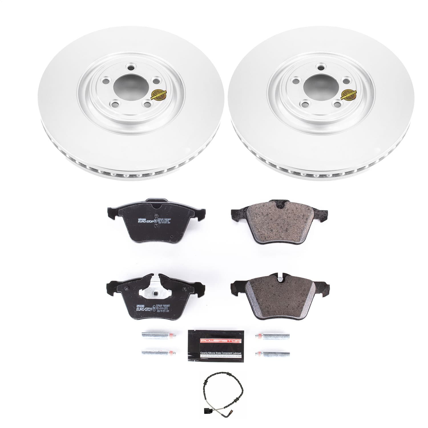 Power Stop - ESK5647 - Front - Disc Brake Pad and Rotor Kit image 1