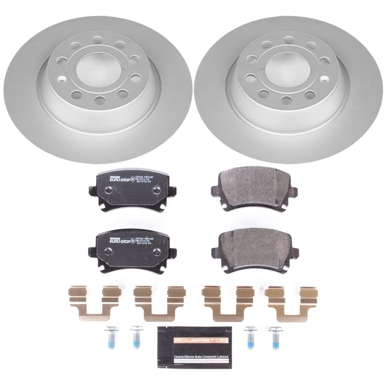 Power Stop - ESK5662 - Rear - Disc Brake Pad and Rotor Kit image 1