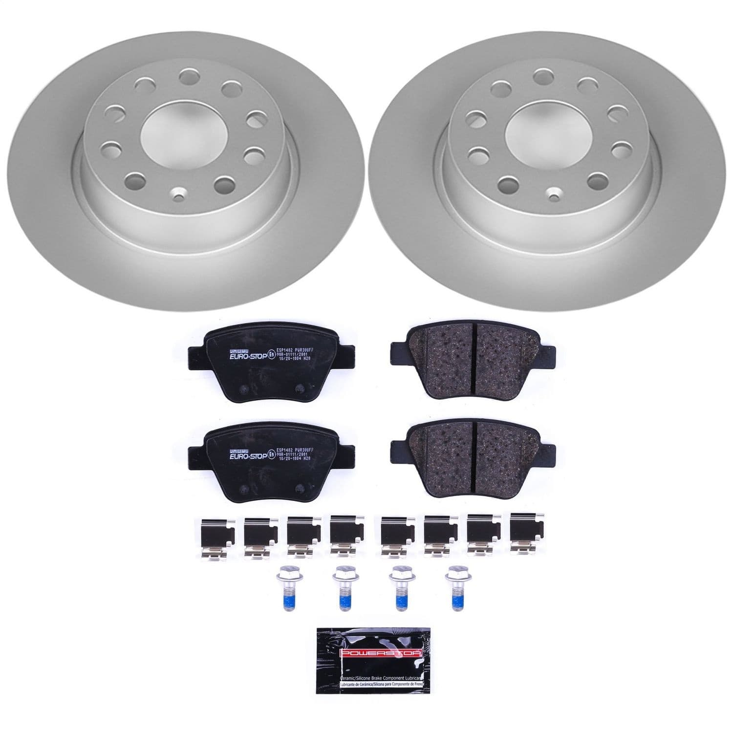 Power Stop - ESK5667 - Rear - Disc Brake Pad and Rotor Kit image 1
