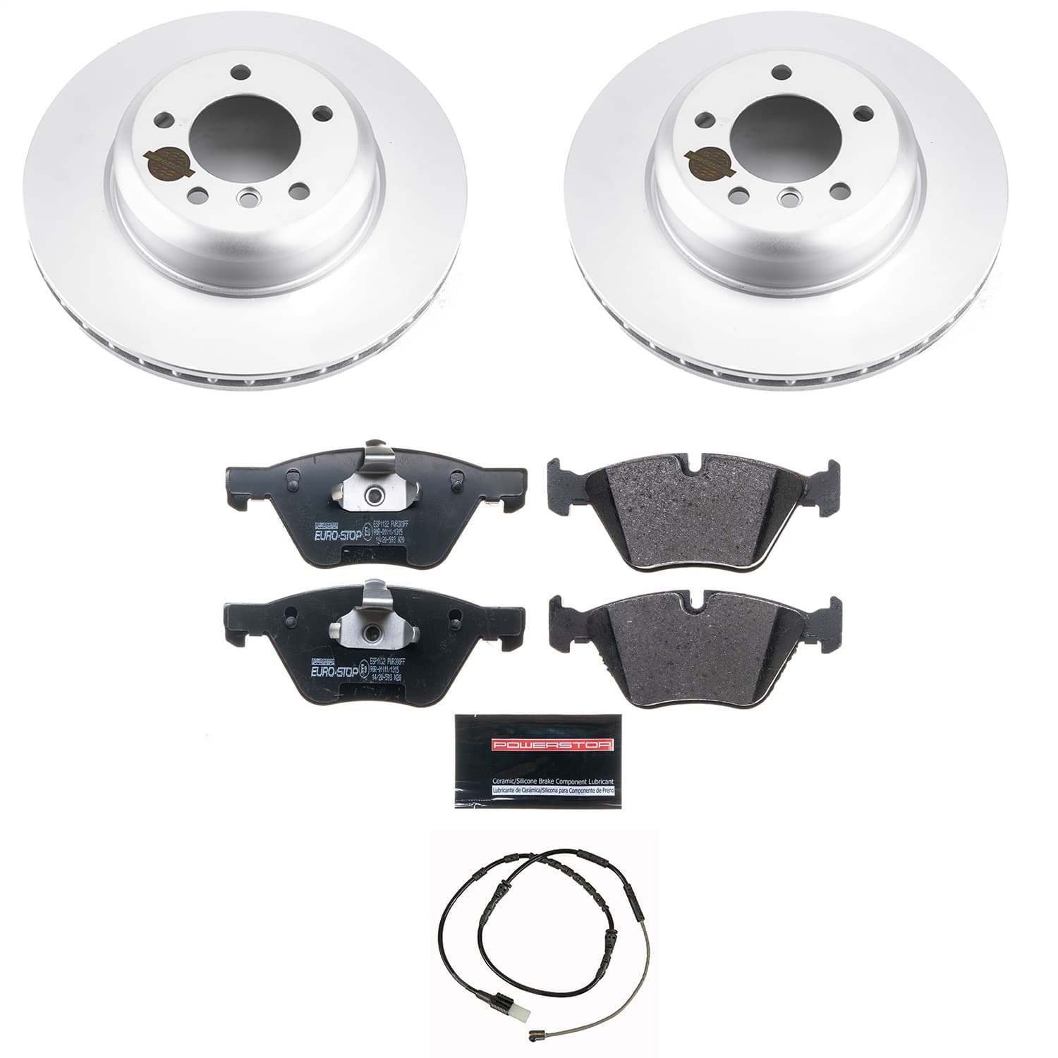 Power Stop - ESK5691 - Front - Disc Brake Pad and Rotor Kit image 1