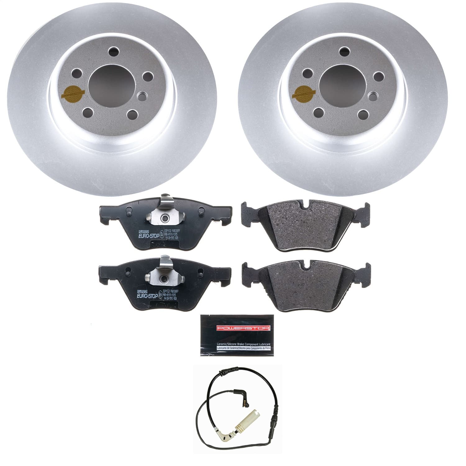 Power Stop - ESK5694 - Rear - Disc Brake Pad and Rotor Kit image 1