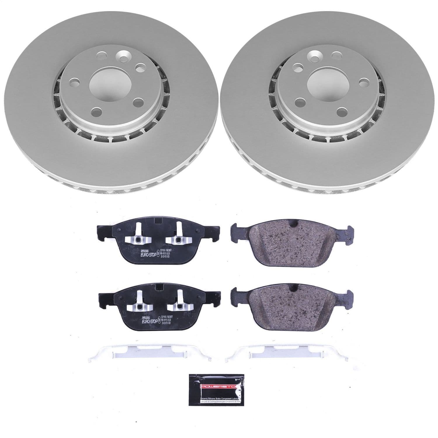 Power Stop - ESK5702 - Front - Disc Brake Pad and Rotor Kit image 1