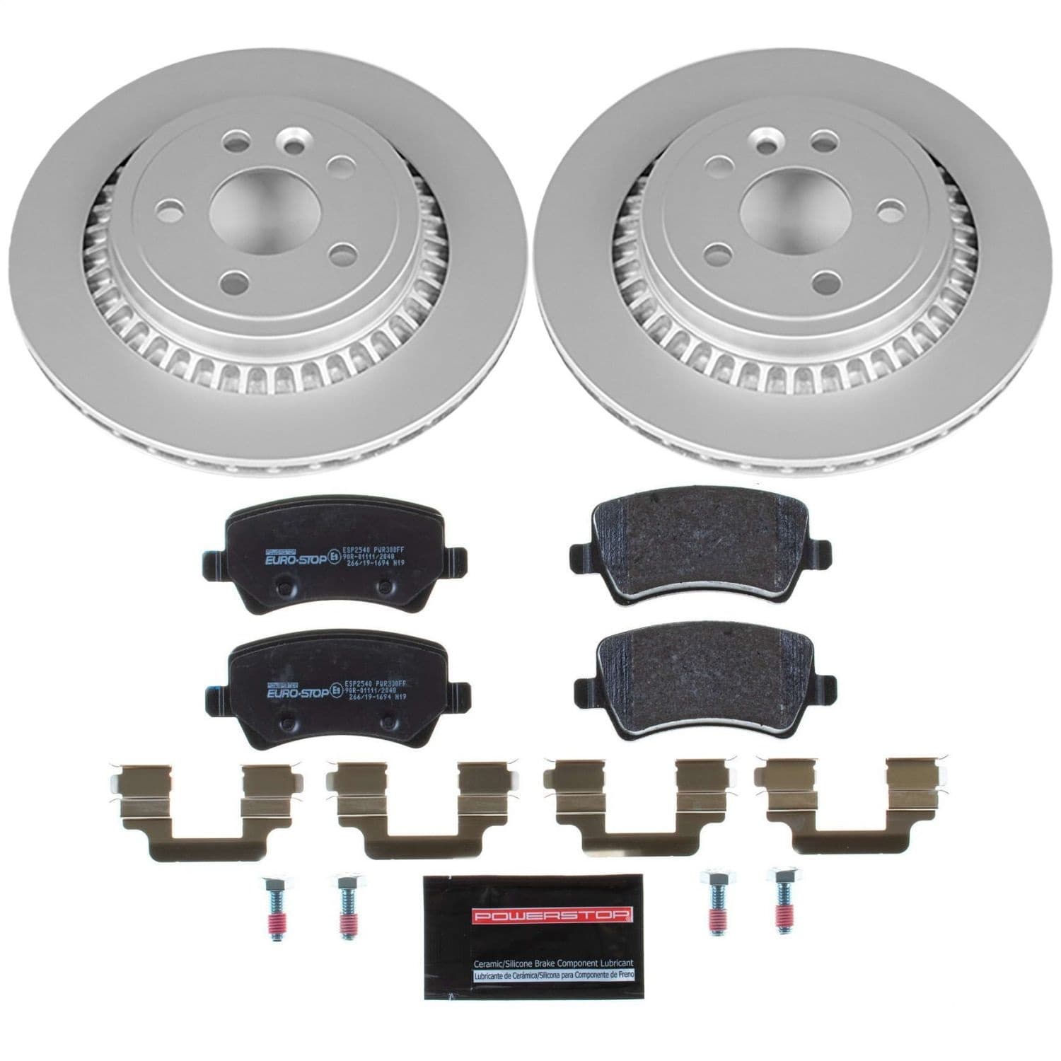 Power Stop - ESK5705 - Rear - Disc Brake Pad and Rotor Kit image 1