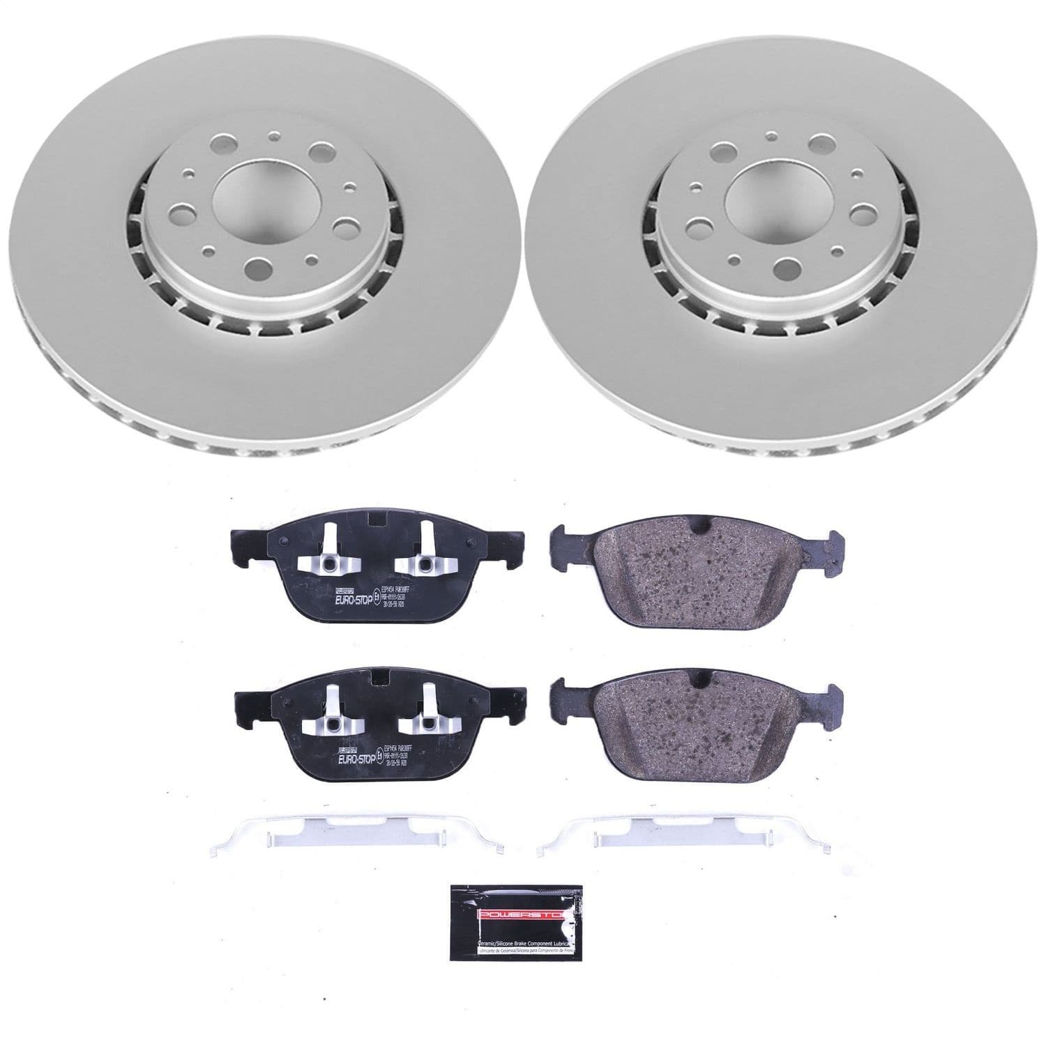 Power Stop - ESK5707 - Front - Disc Brake Pad and Rotor Kit image 1