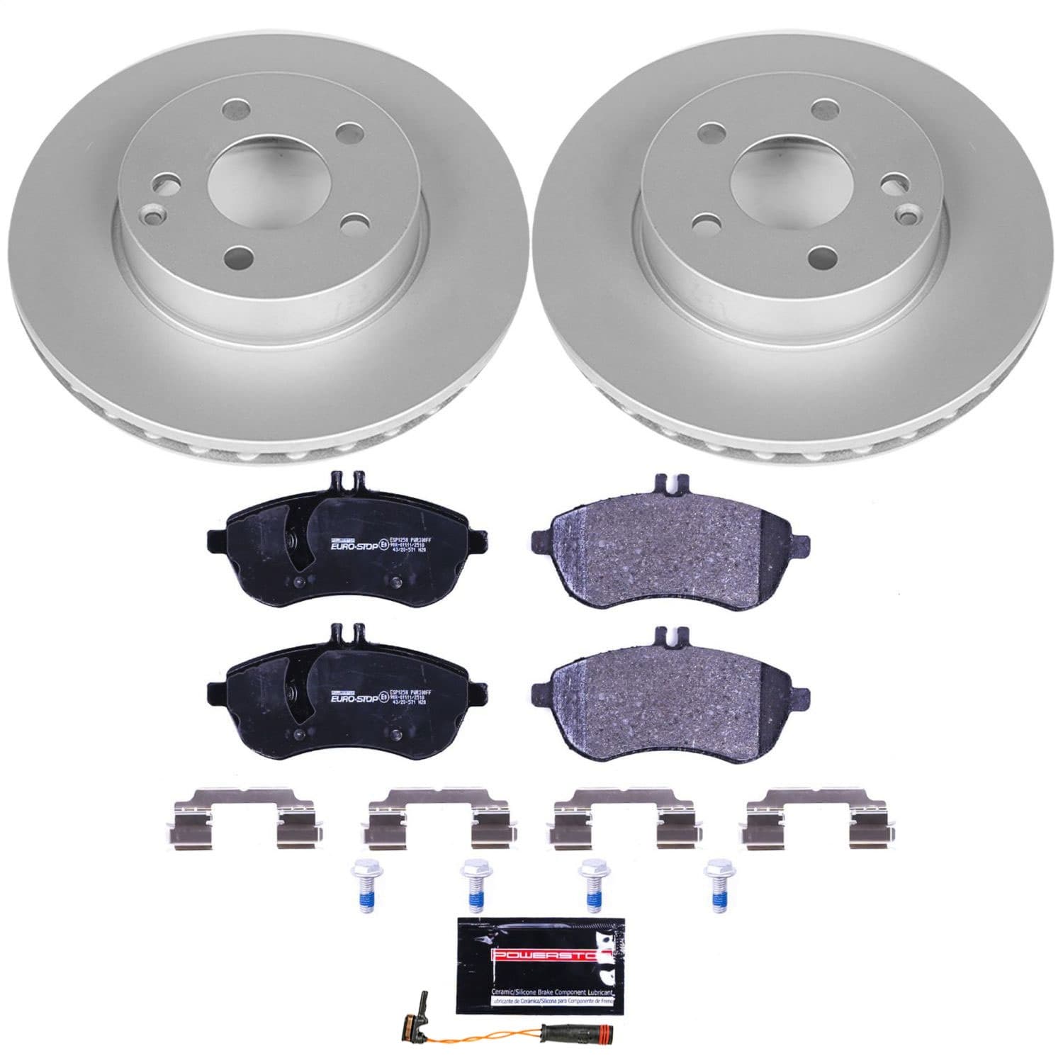 Power Stop - ESK5790 - Front - Disc Brake Pad and Rotor Kit image 1