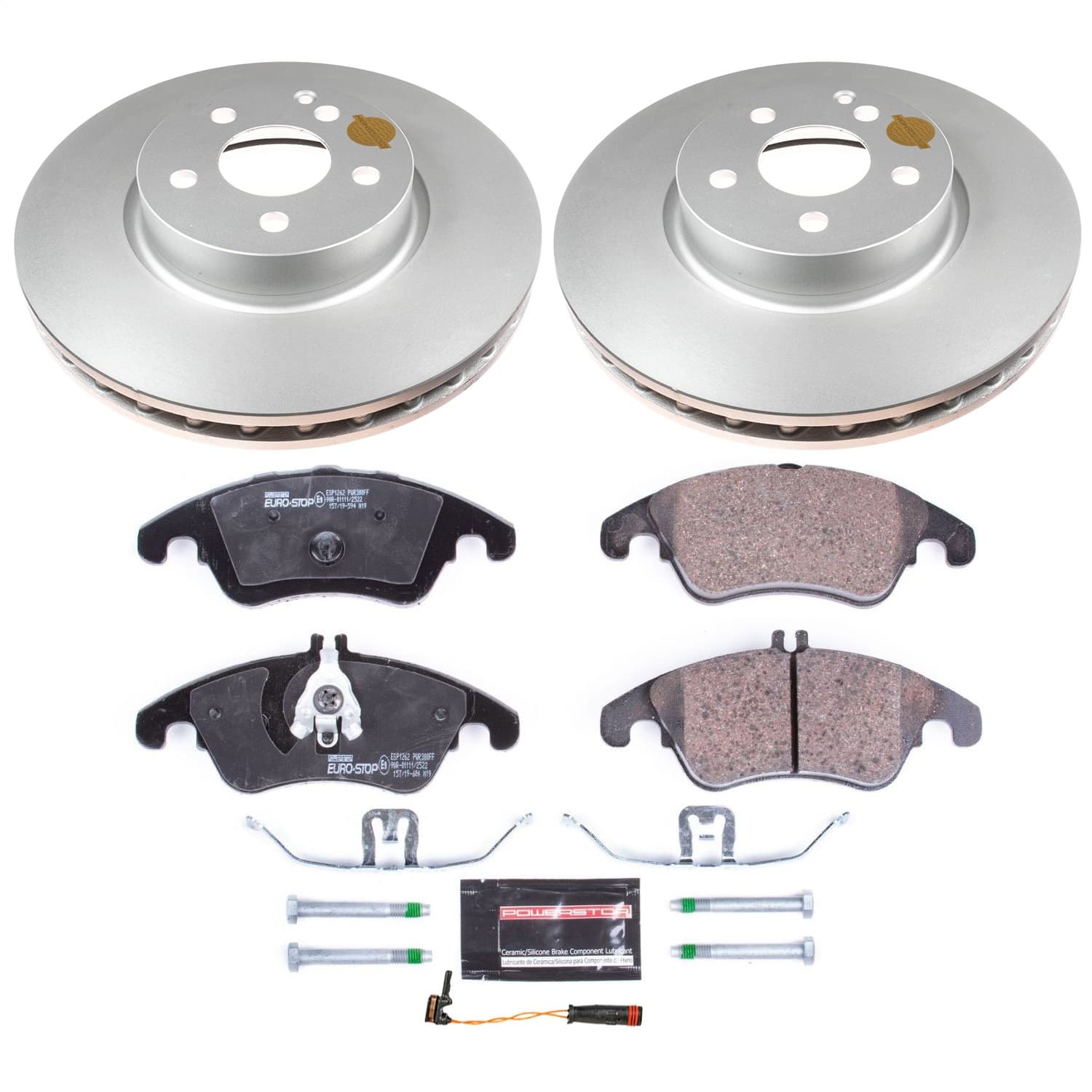 Power Stop - ESK5792 - Front - Disc Brake Pad and Rotor Kit image 1