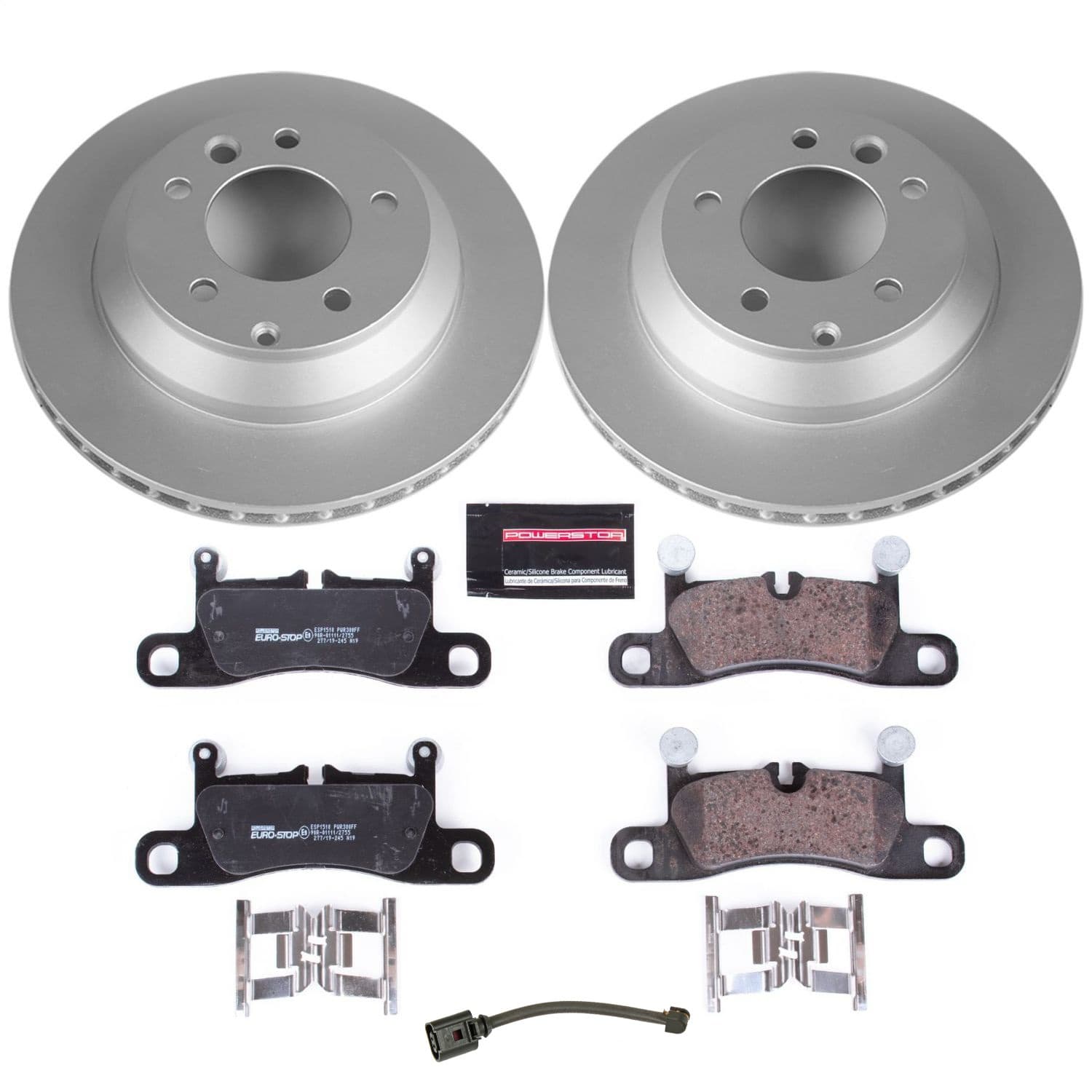 Power Stop - ESK5979 - Rear - Disc Brake Pad and Rotor Kit image 1