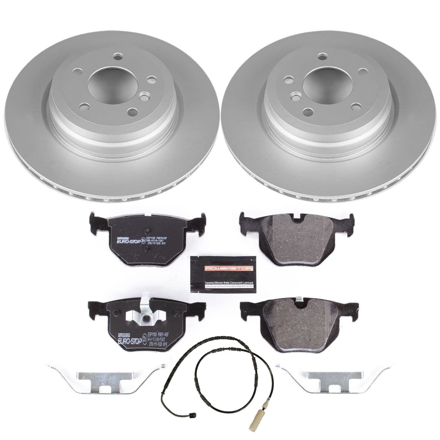 Power Stop - ESK5982 - Rear - Disc Brake Pad and Rotor Kit image 1