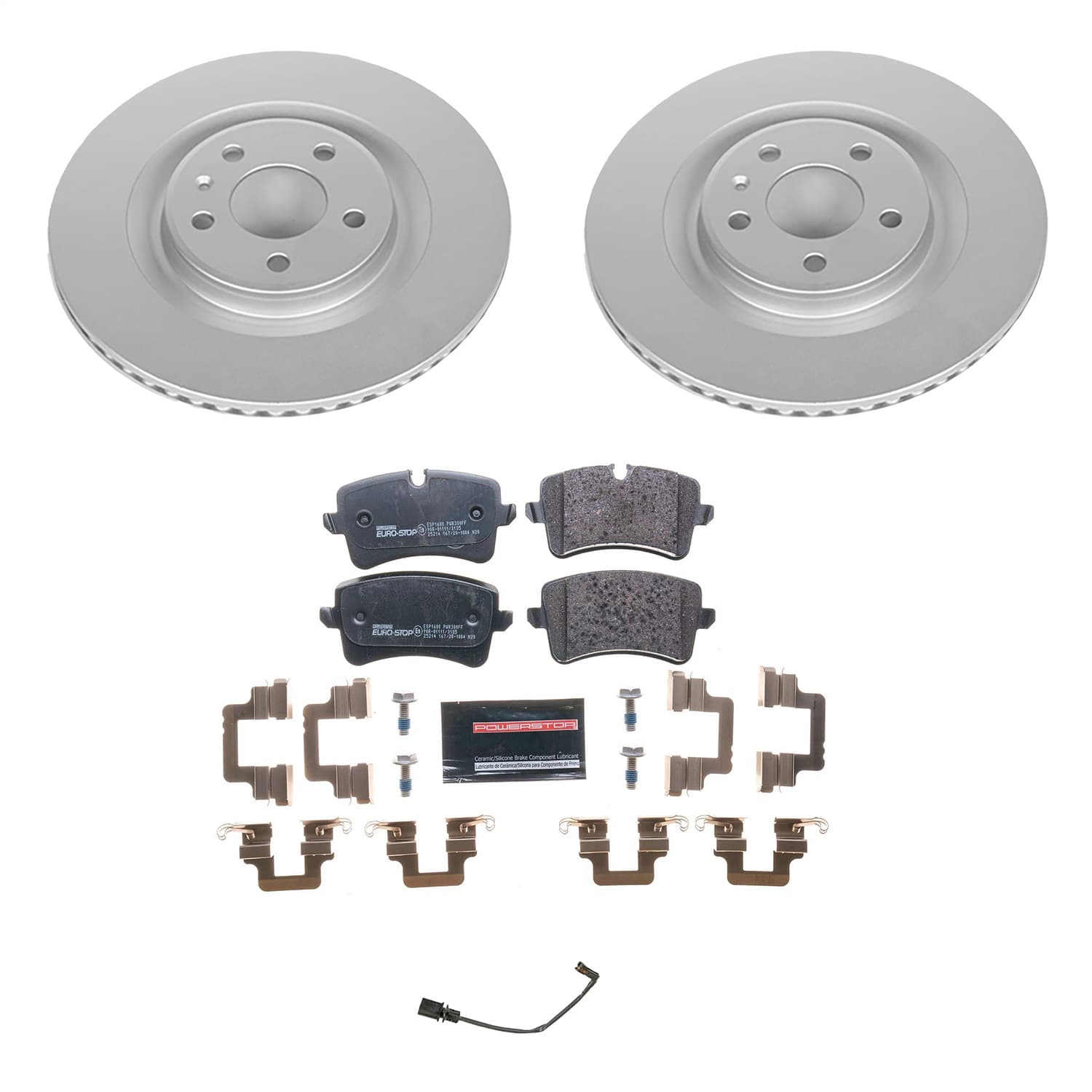 Power Stop - ESK6001 - Rear - Disc Brake Pad and Rotor Kit image 1