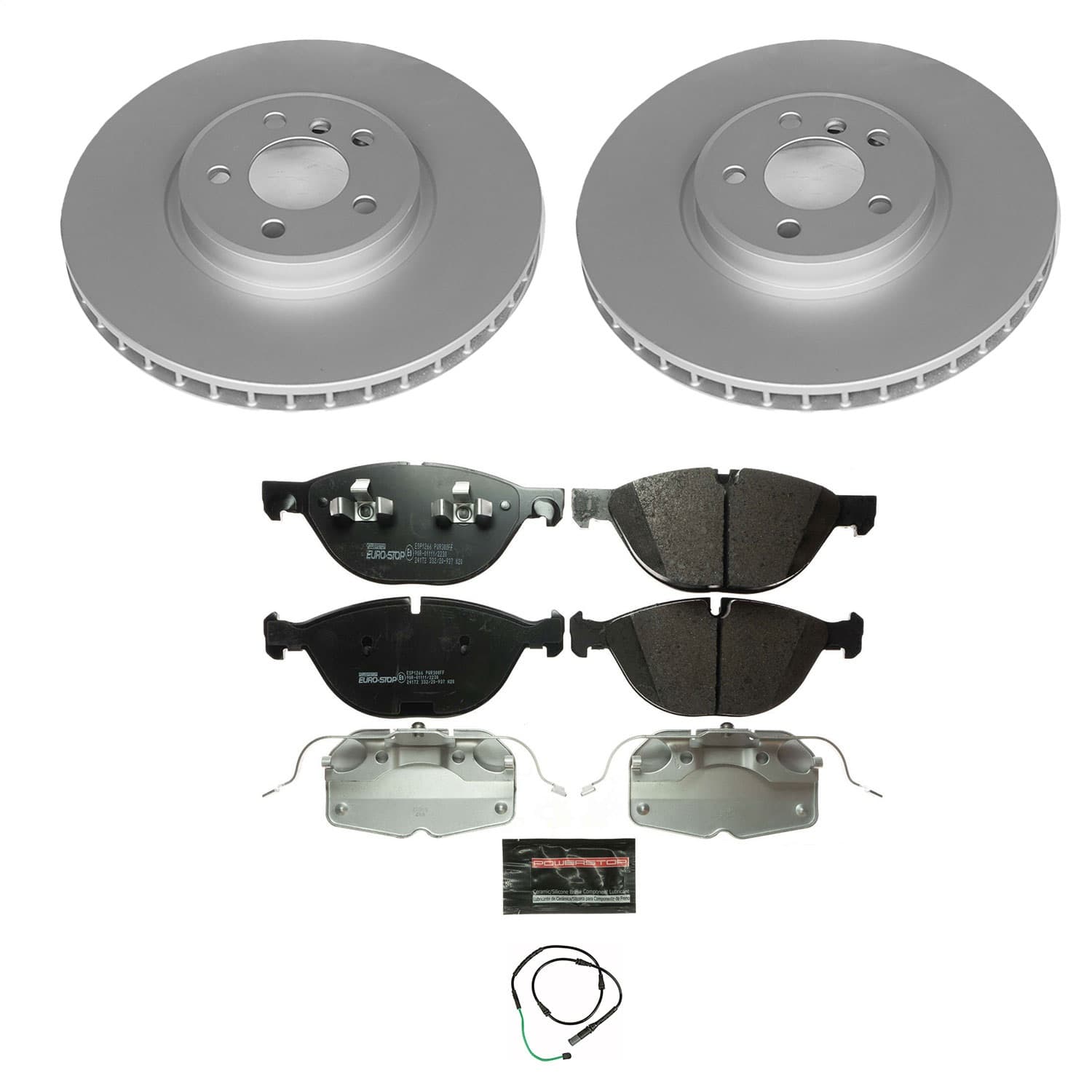 Power Stop - ESK6009 - Front - Disc Brake Pad and Rotor Kit image 1