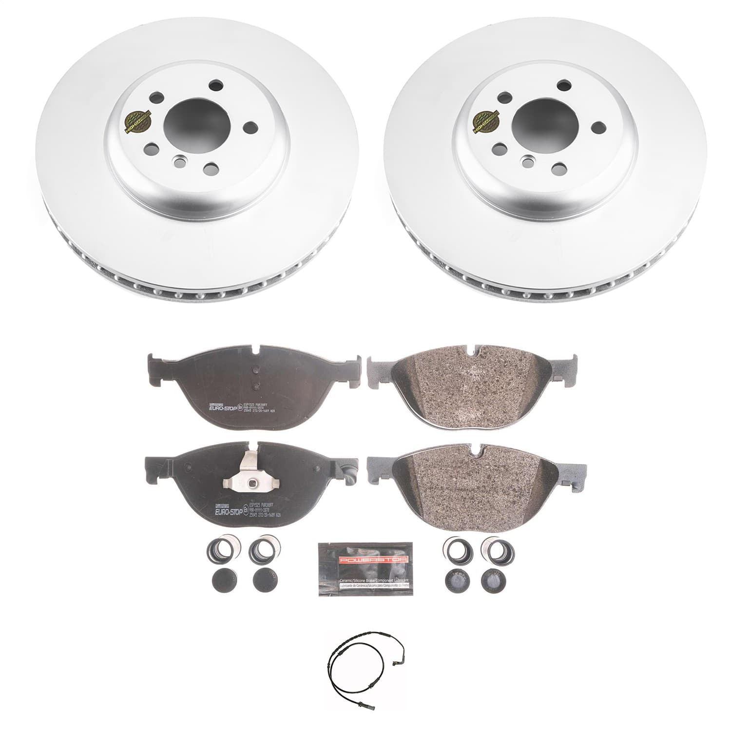 Power Stop - ESK6012 - Front - Disc Brake Pad and Rotor Kit image 1