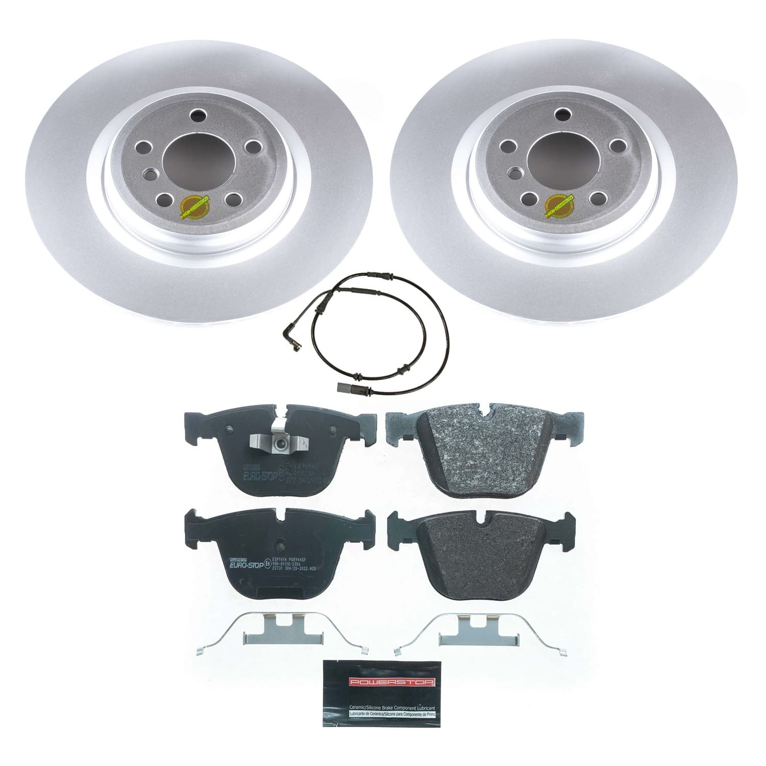 Power Stop - ESK6014 - Rear - Disc Brake Pad and Rotor Kit image 1