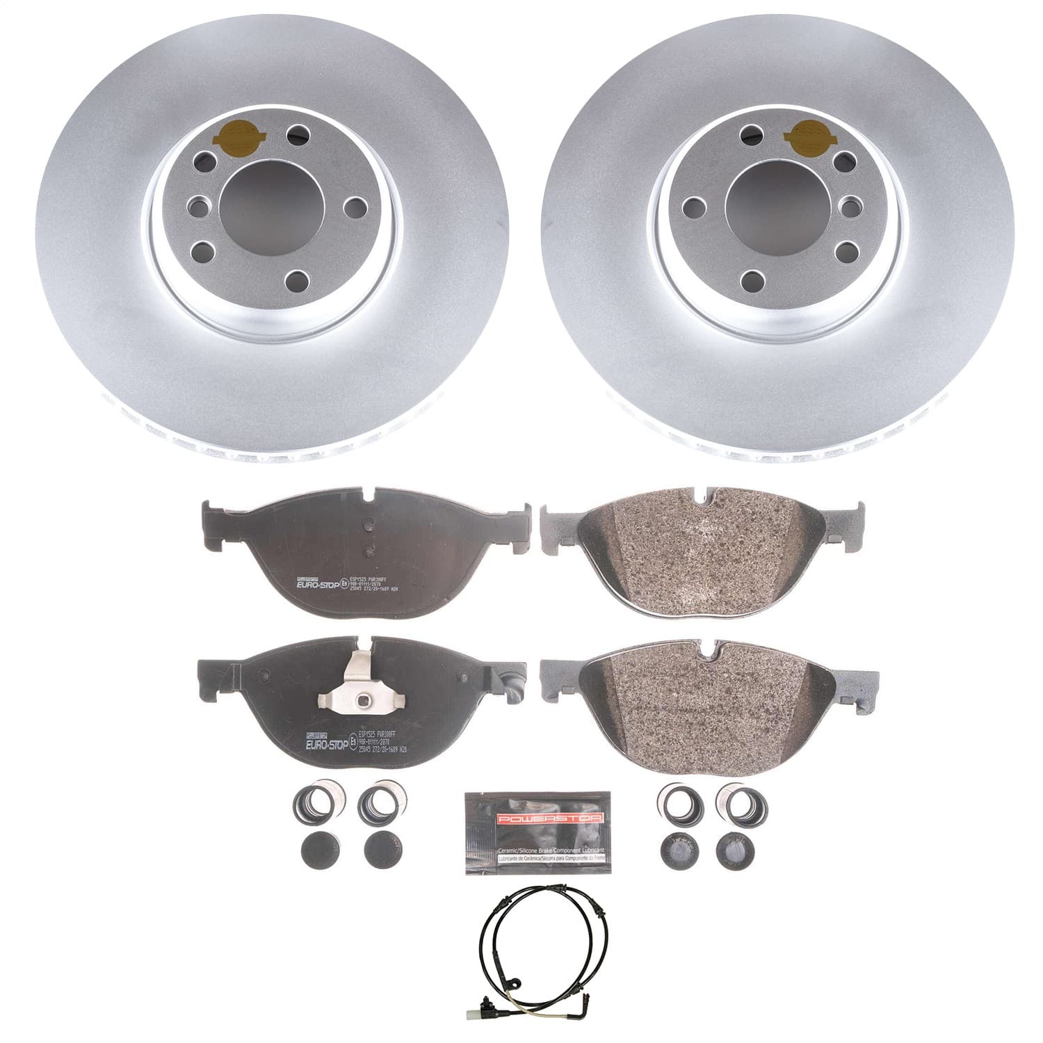 Power Stop - ESK6026 - Front - Disc Brake Pad and Rotor Kit image 1