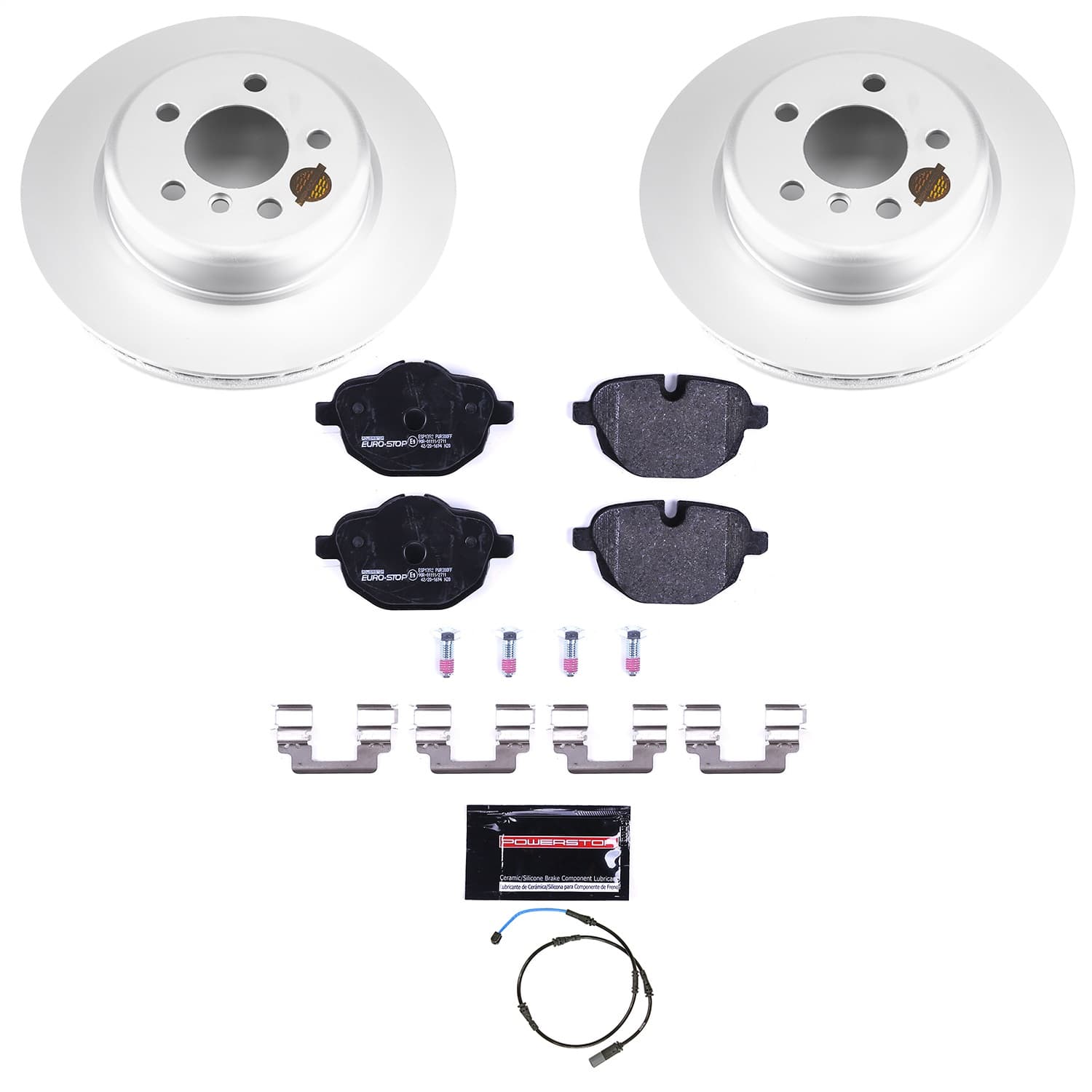 Power Stop - ESK6034 - Rear - Disc Brake Pad and Rotor Kit image 1