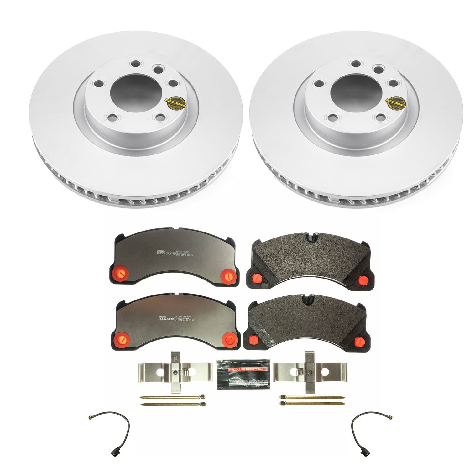 Power Stop - ESK6042 - Front - Disc Brake Pad and Rotor Kit image 1