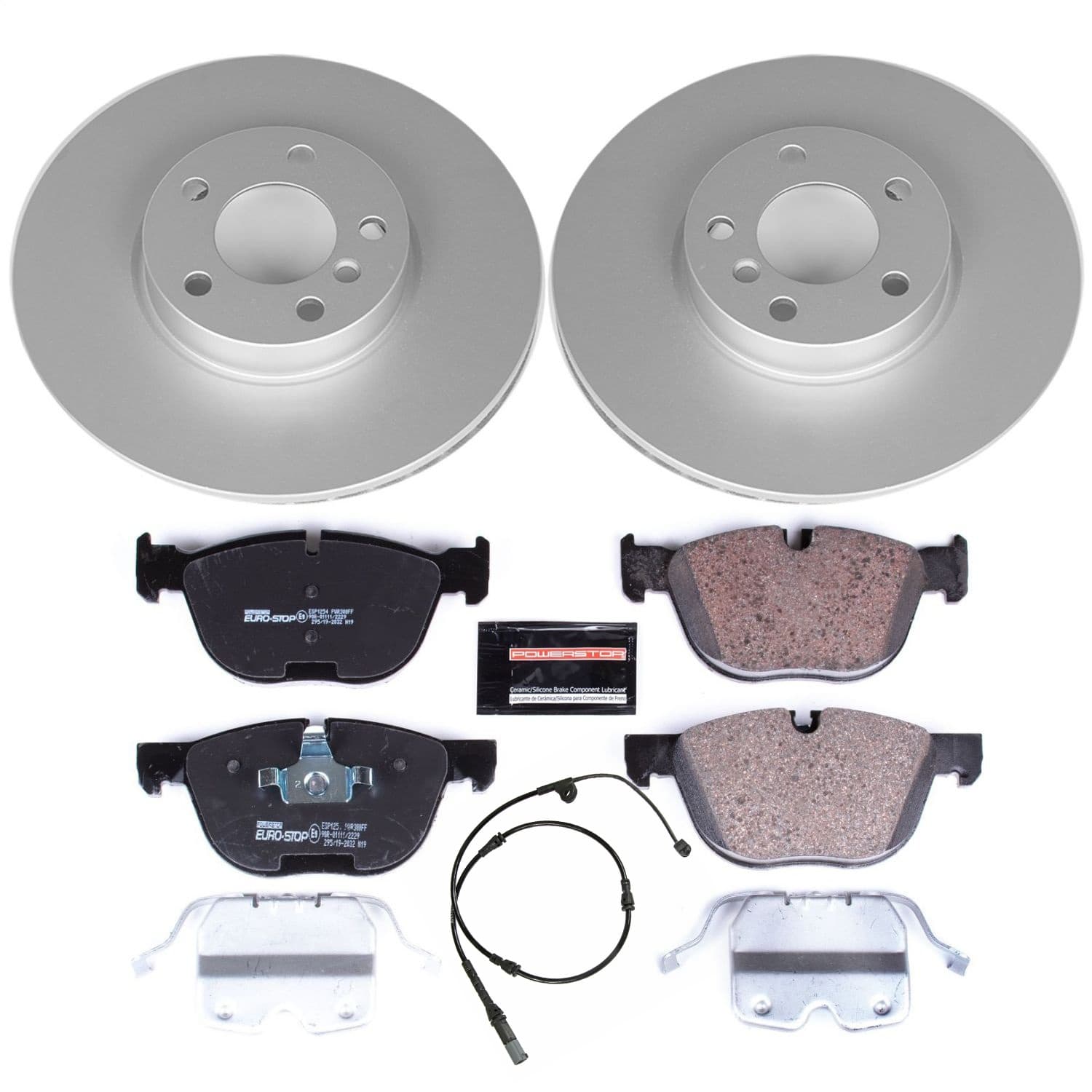 Power Stop - ESK6064 - Front - Disc Brake Pad and Rotor Kit image 1