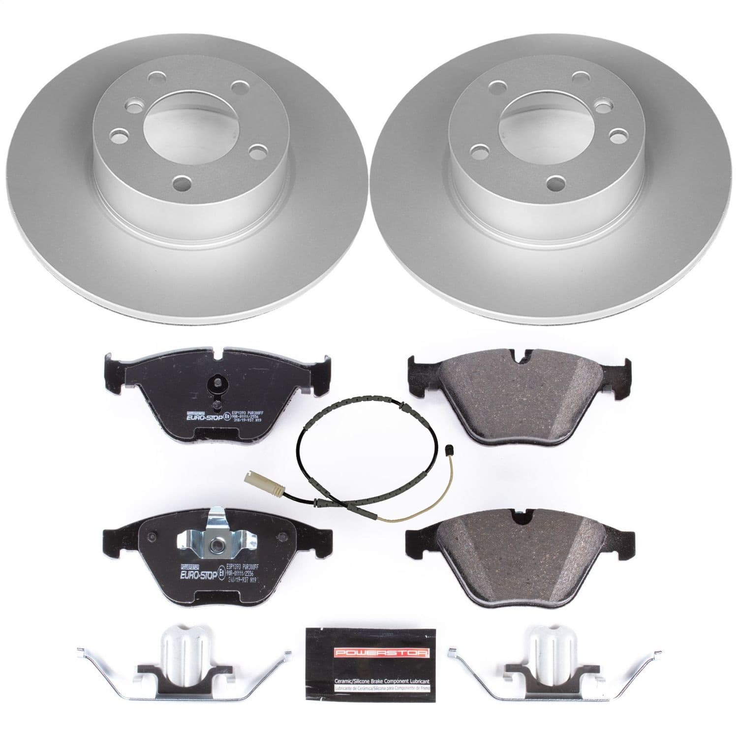Power Stop - ESK6073 - Front - Disc Brake Pad and Rotor Kit image 1