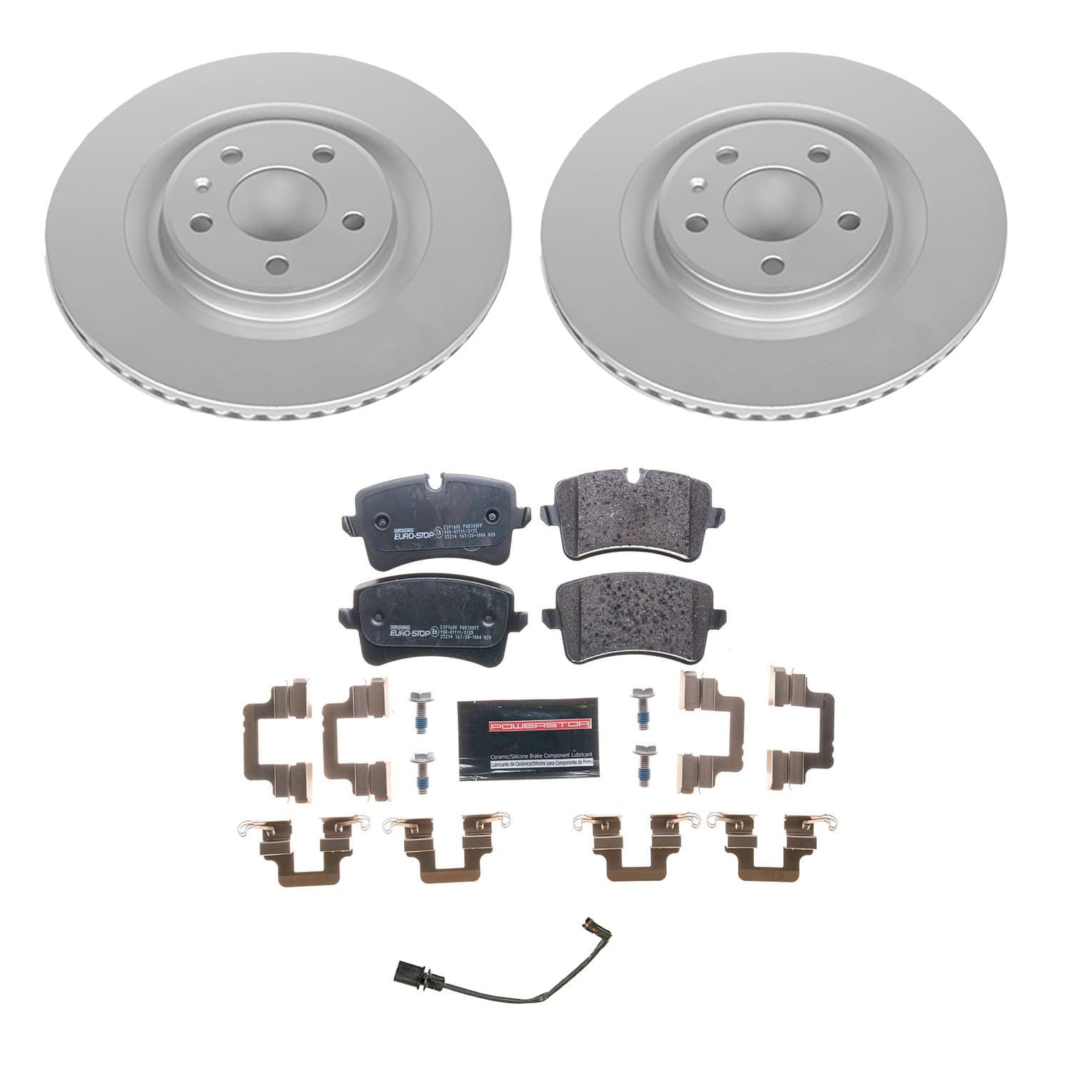 Power Stop - ESK6139 - Rear - Disc Brake Pad and Rotor Kit image 1