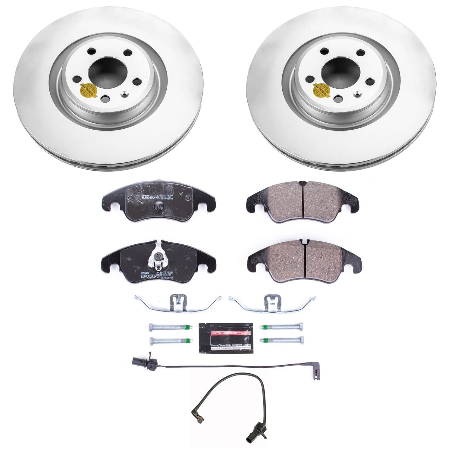 Power Stop - ESK6140 - Front - Disc Brake Pad and Rotor Kit image 1