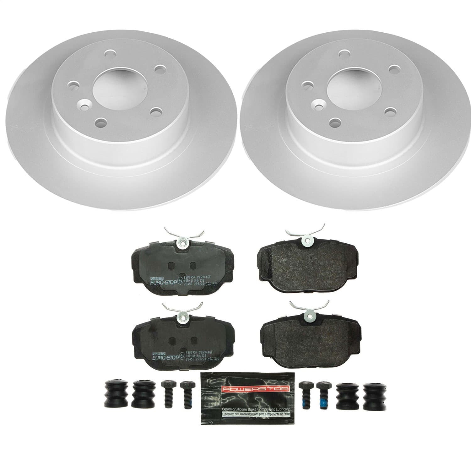 Power Stop - ESK6152 - Rear - Disc Brake Pad and Rotor Kit image 1