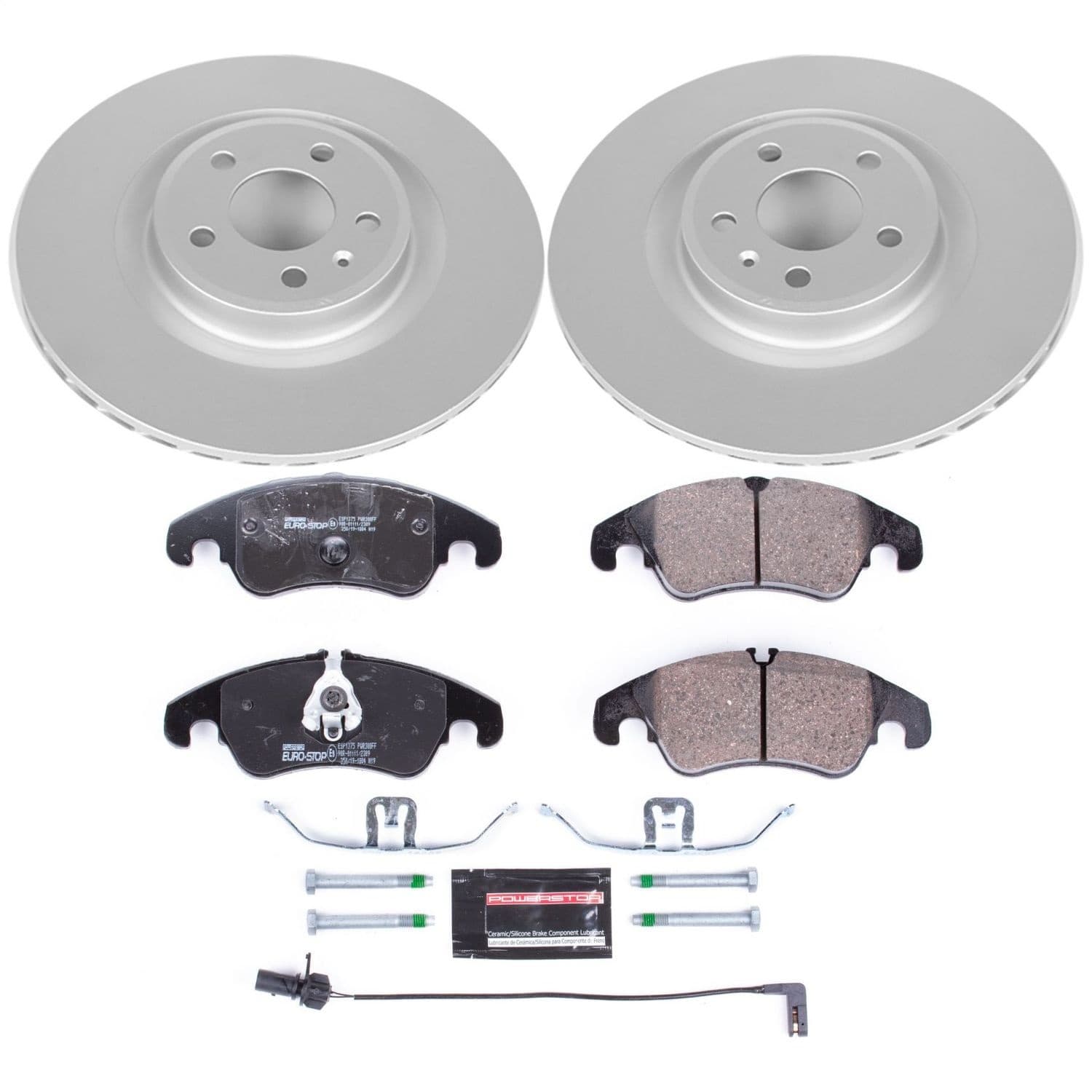 Power Stop - ESK6154 - Front - Disc Brake Pad and Rotor Kit image 1