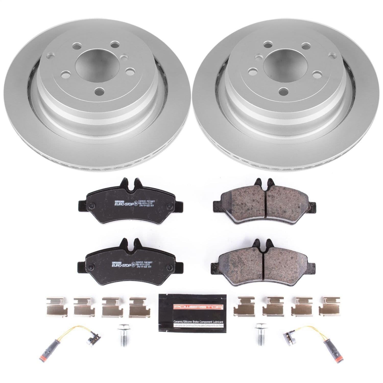 Power Stop - ESK6197 - Rear - Disc Brake Pad and Rotor Kit image 1