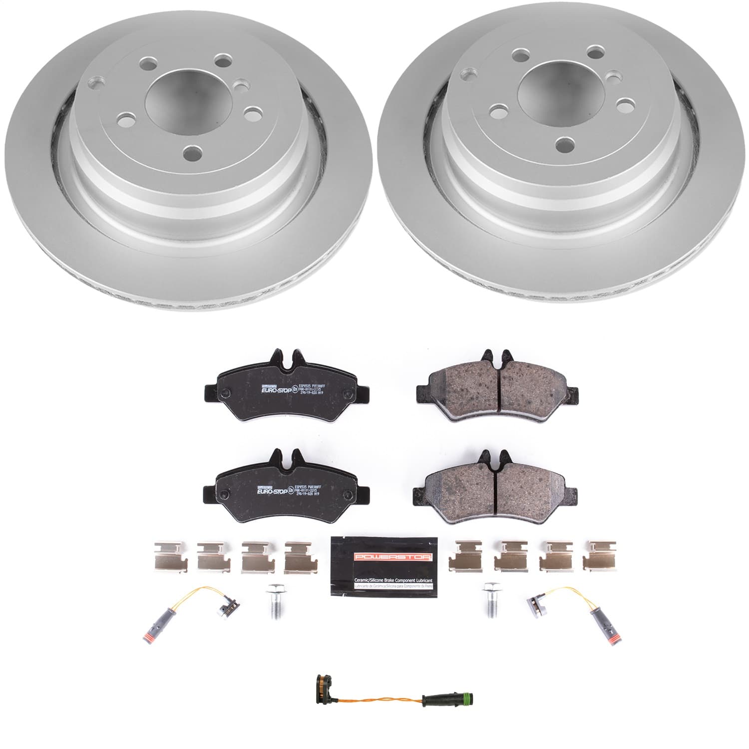 Power Stop - ESK6198 - Rear - Disc Brake Pad and Rotor Kit image 1