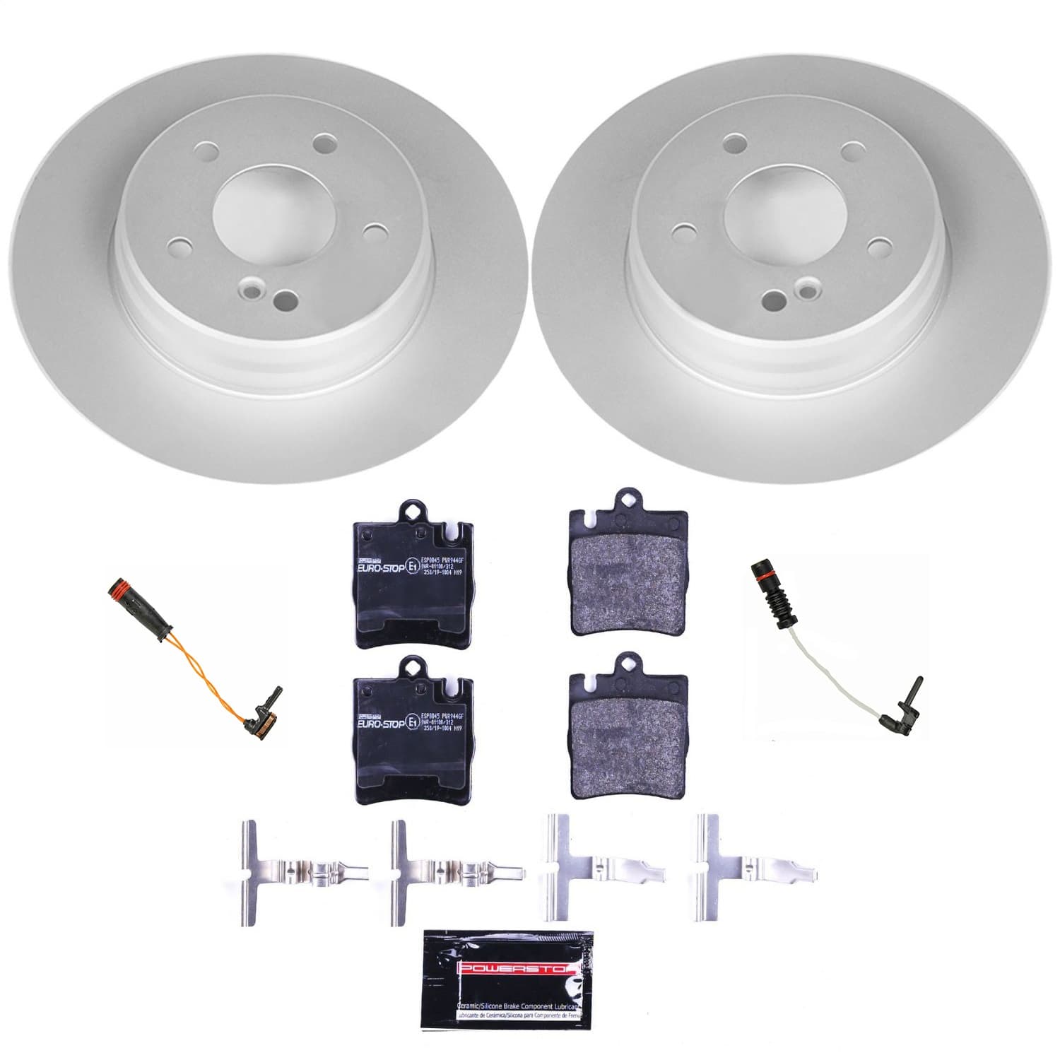 Power Stop - ESK620 - Rear - Disc Brake Pad and Rotor Kit image 1