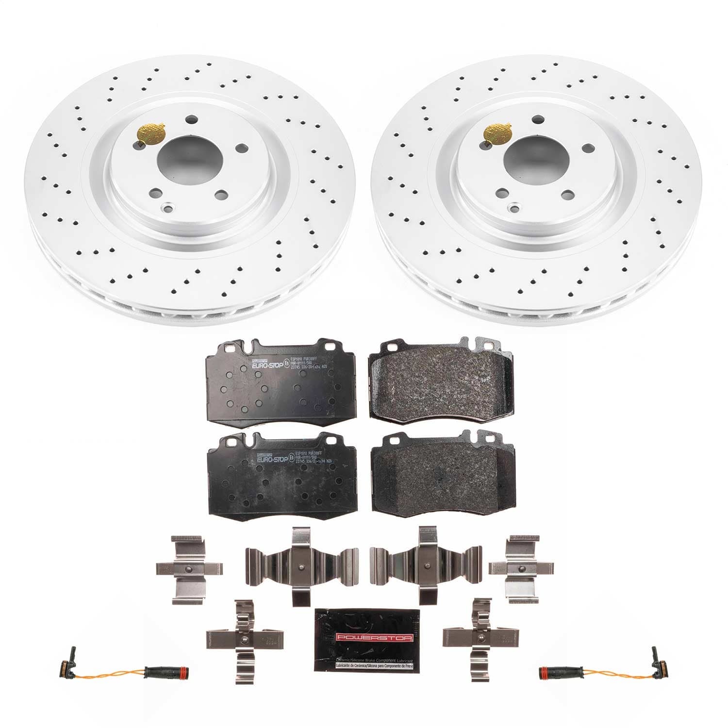 Power Stop - ESK6205 - Front - Disc Brake Pad and Rotor Kit image 1