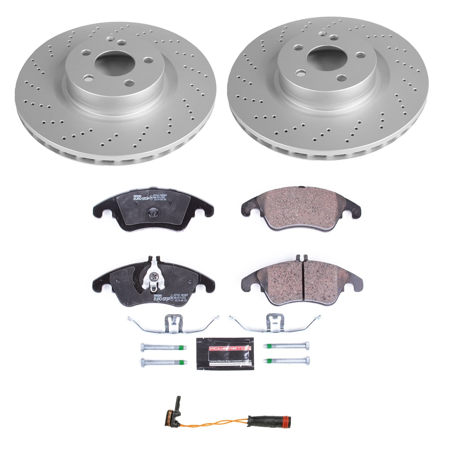 Power Stop - ESK6207 - Front - Disc Brake Pad and Rotor Kit image 1