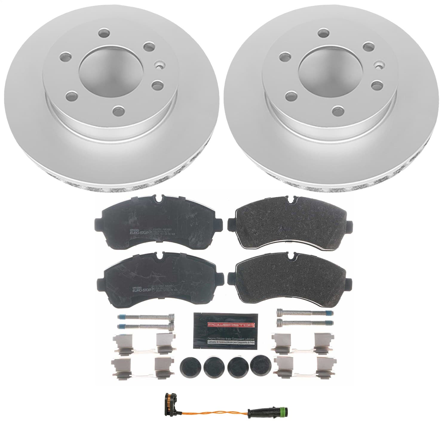 Power Stop - ESK6234 - Front - Disc Brake Pad and Rotor Kit image 1
