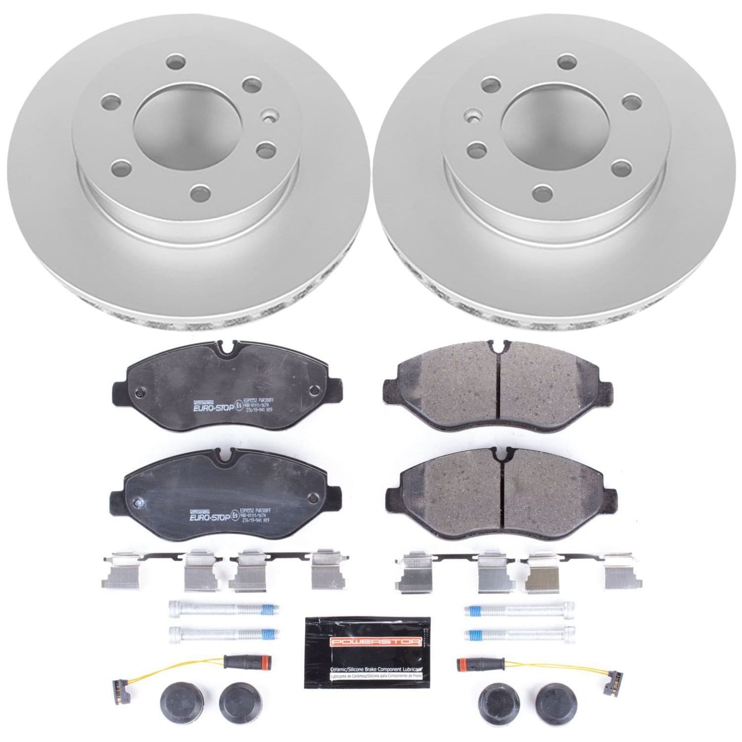 Power Stop - ESK6236 - Front - Disc Brake Pad and Rotor Kit image 1