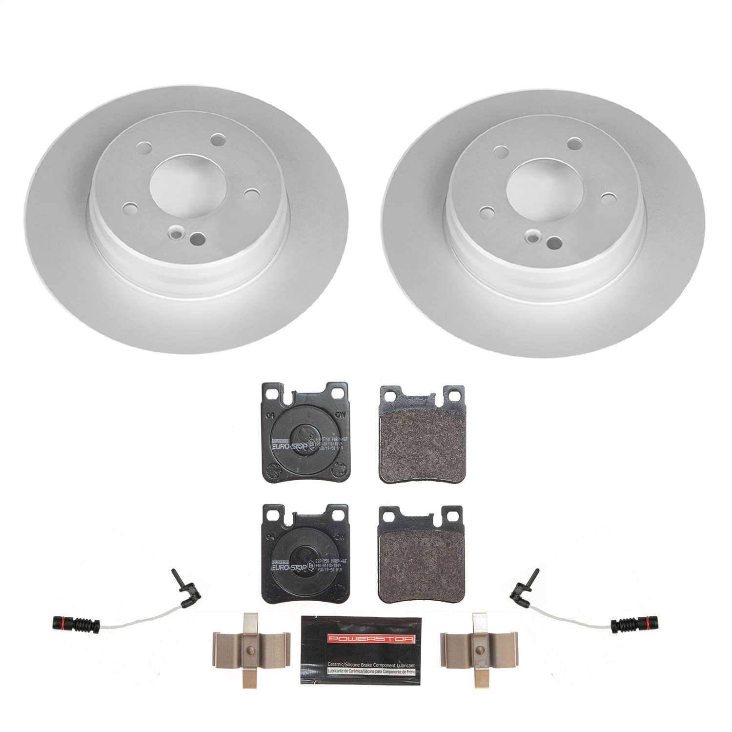 Power Stop - ESK624 - Rear - Disc Brake Pad and Rotor Kit image 1
