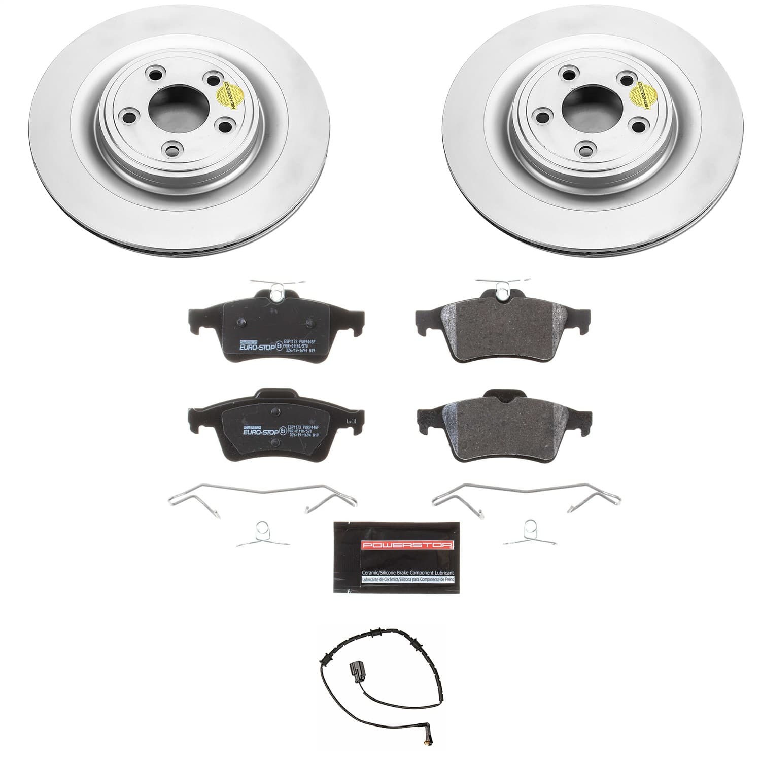 Power Stop - ESK6279 - Rear - Disc Brake Pad and Rotor Kit image 1