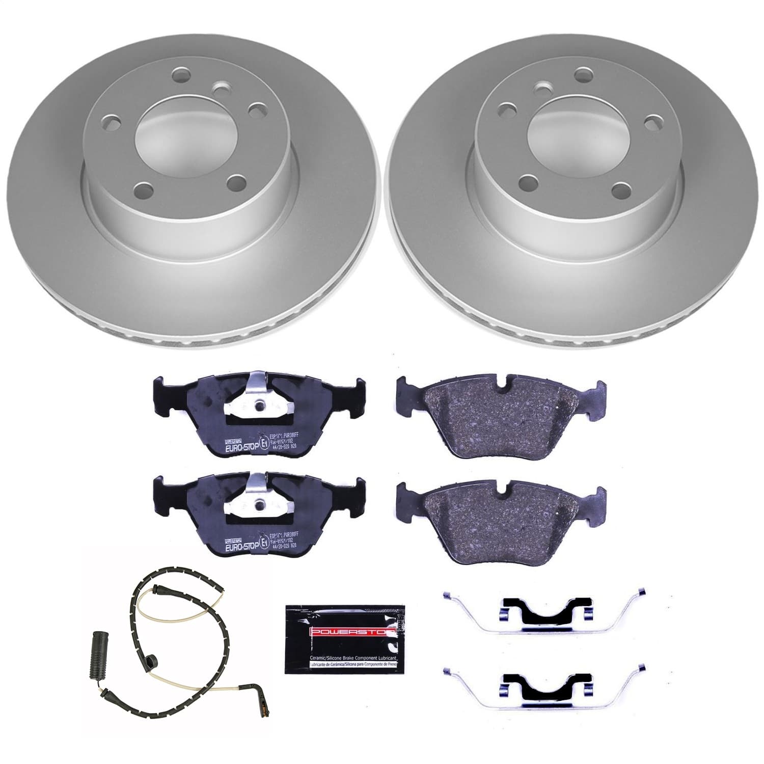 Power Stop - ESK628 - Front - Disc Brake Pad and Rotor Kit image 1