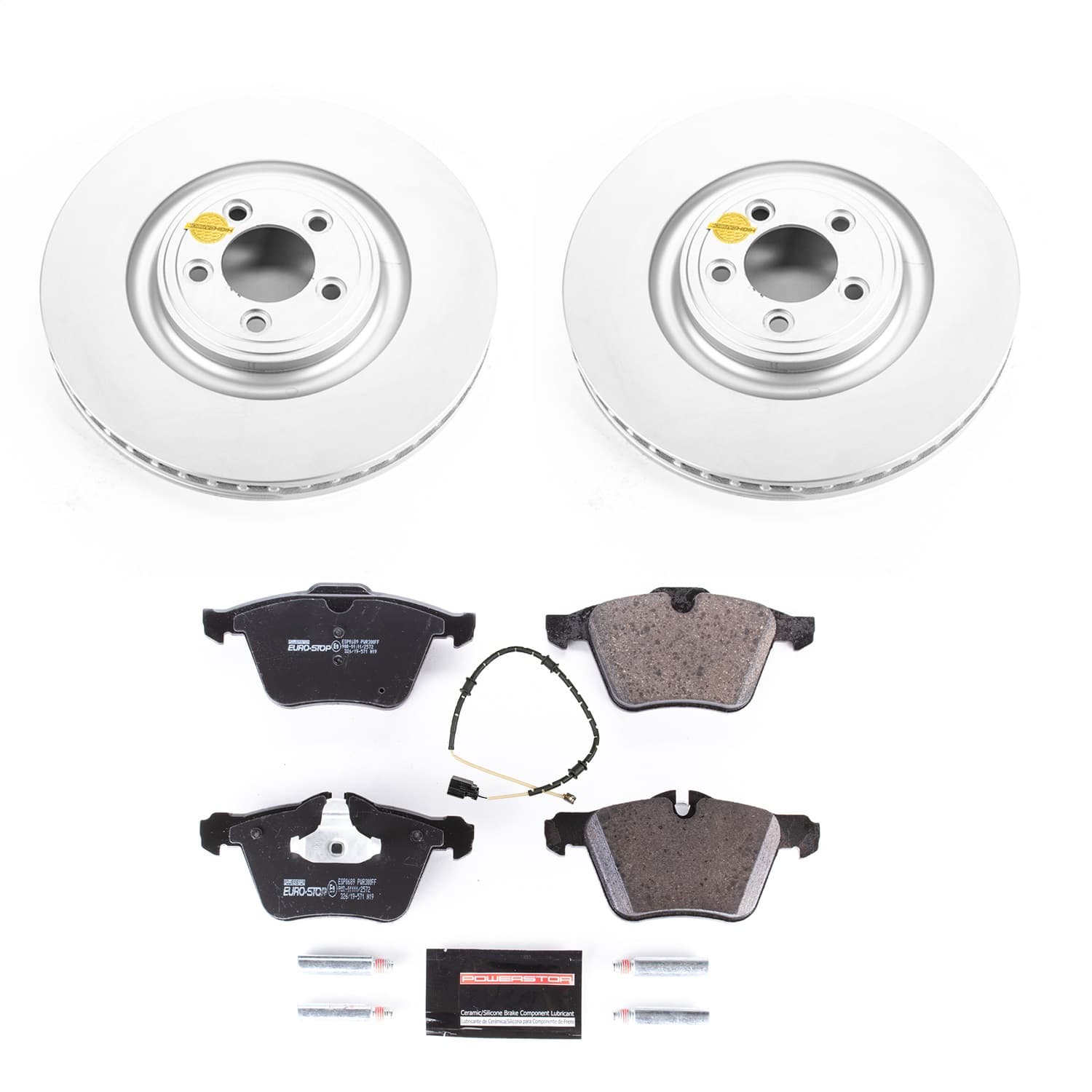 Power Stop - ESK6282 - Front - Disc Brake Pad and Rotor Kit image 1