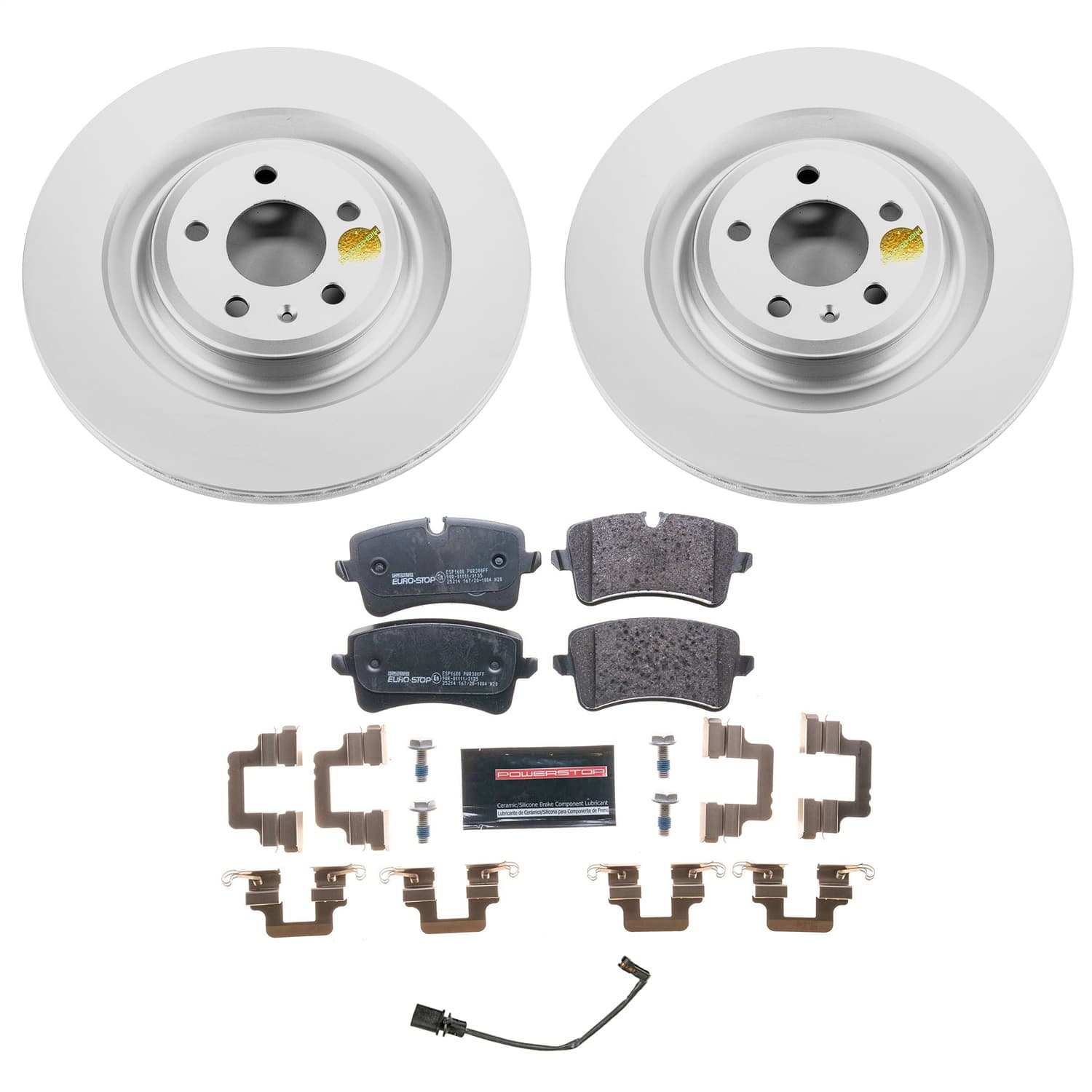 Power Stop - ESK6287 - Rear - Disc Brake Pad and Rotor Kit image 1