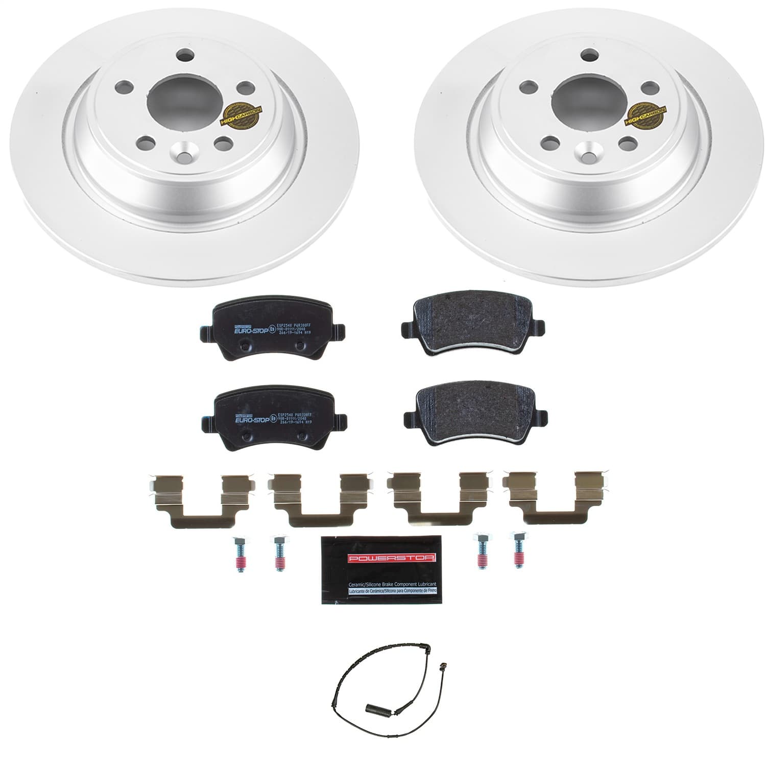 Power Stop - ESK6293 - Rear - Disc Brake Pad and Rotor Kit image 1