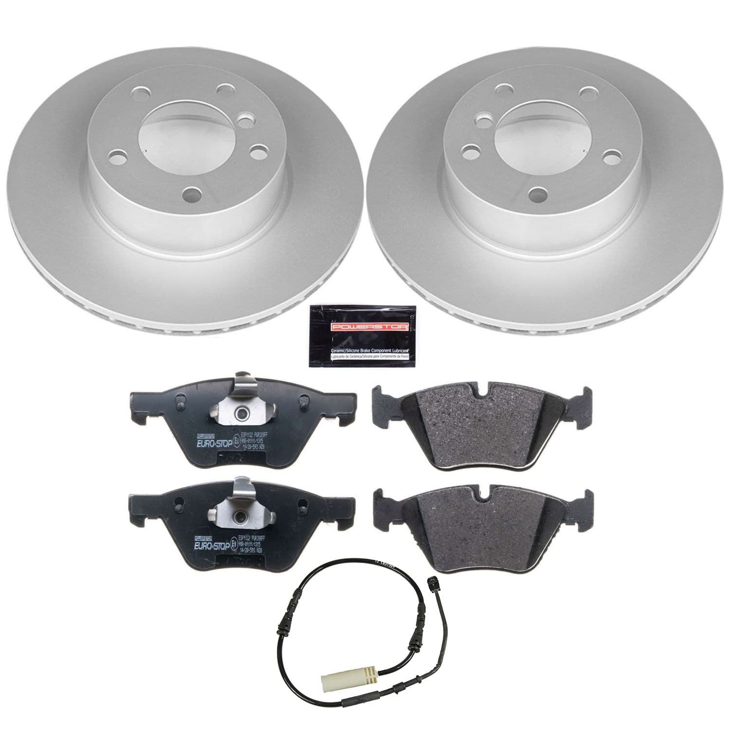 Power Stop - ESK6346 - Front - Disc Brake Pad and Rotor Kit image 1