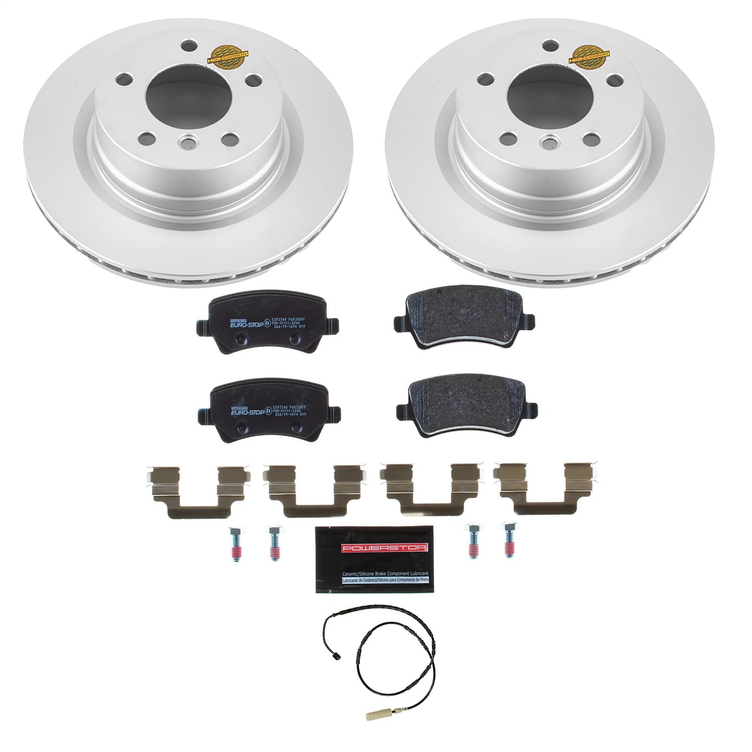 Power Stop - ESK6348 - Rear - Disc Brake Pad and Rotor Kit image 1