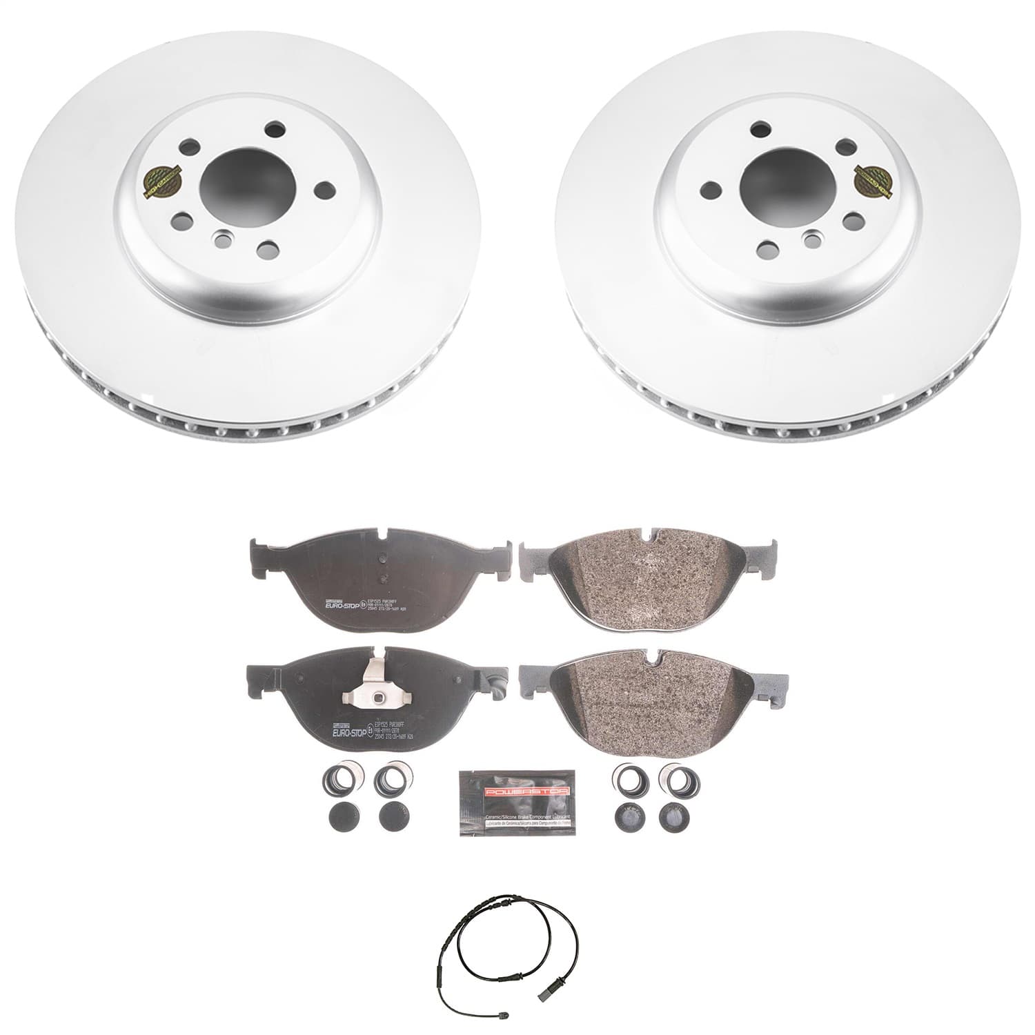 Power Stop - ESK6414 - Front - Disc Brake Pad and Rotor Kit image 1